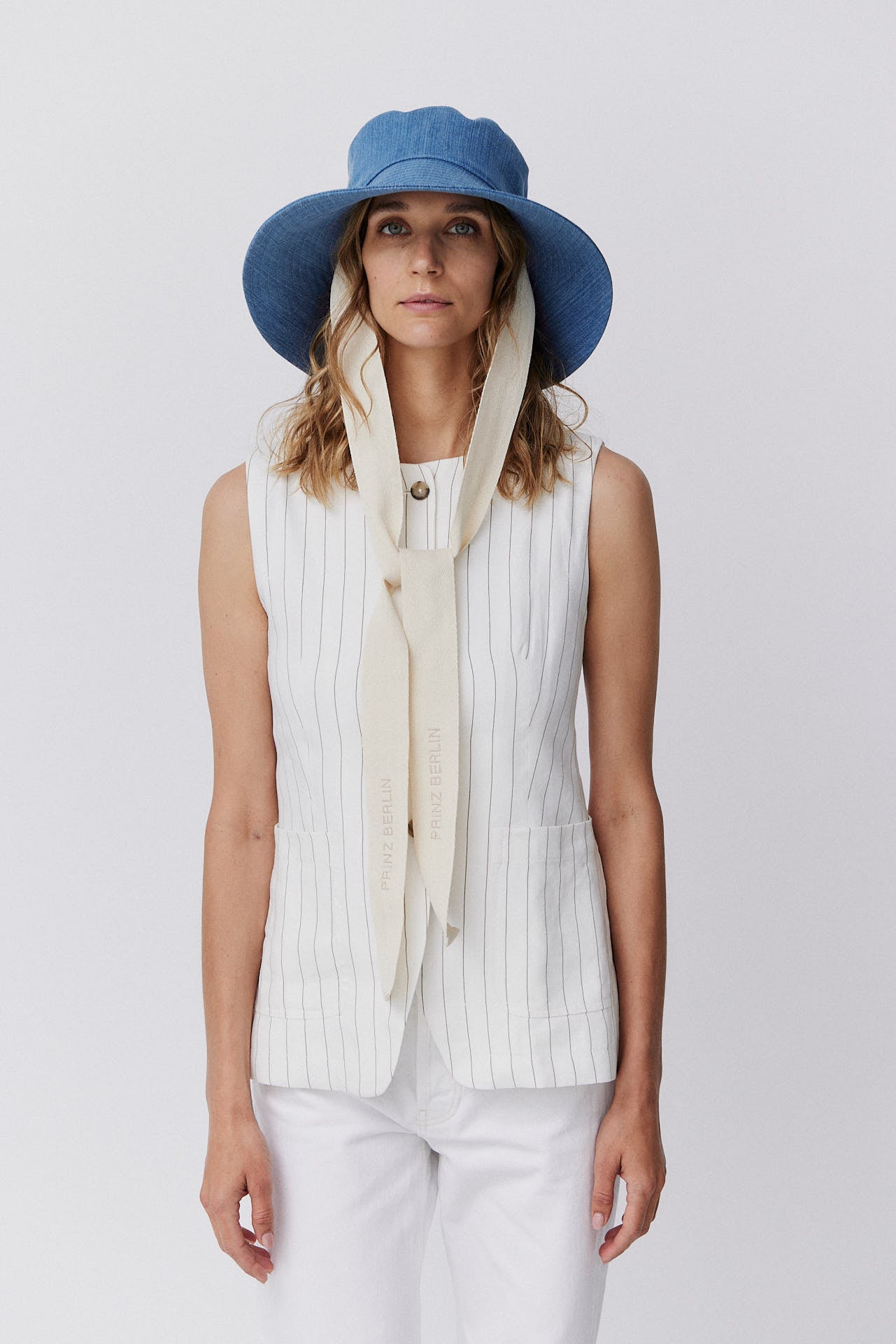 Cotton Sun Hat Denim