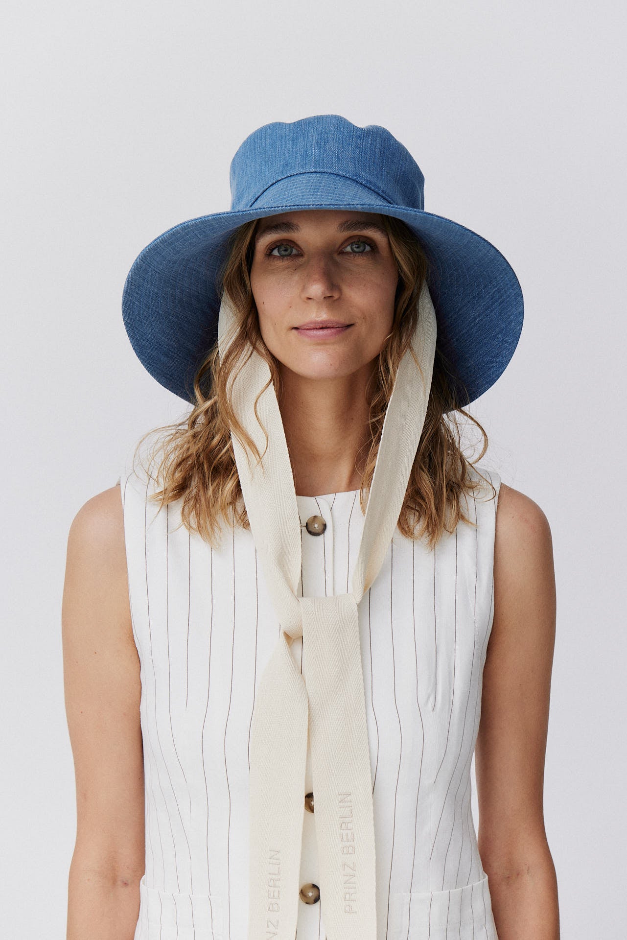 Cotton Sun Hat Denim