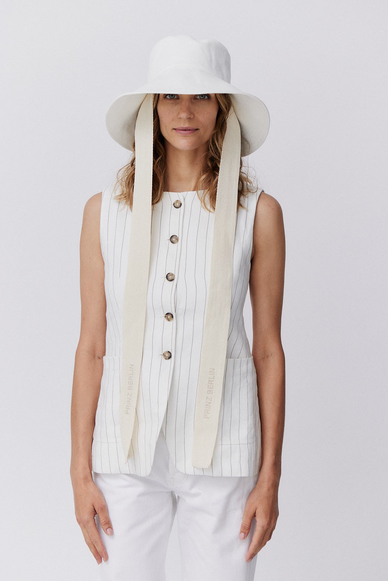 Cotton Sun Hat White