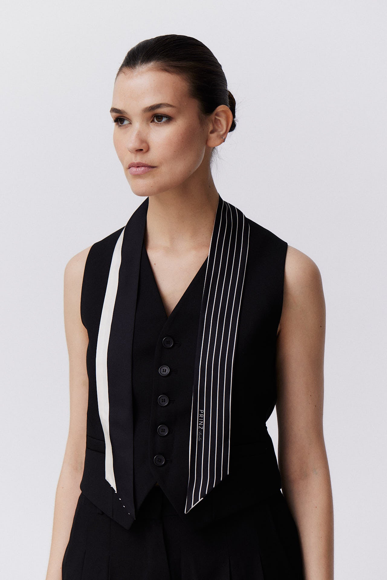 Seidentwilly Pinstripes Black
