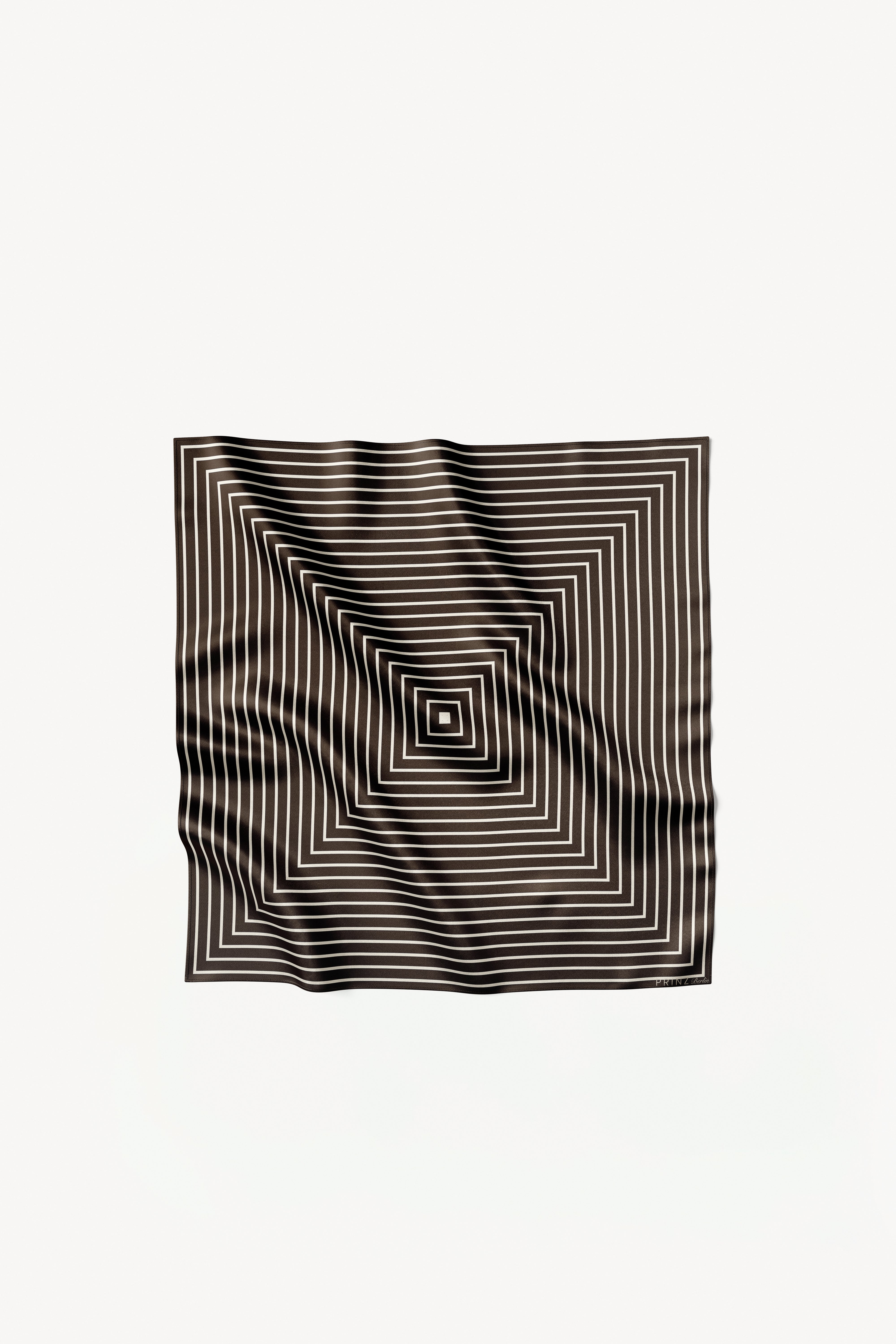 Silk Scarf Squares 70 Chocolate