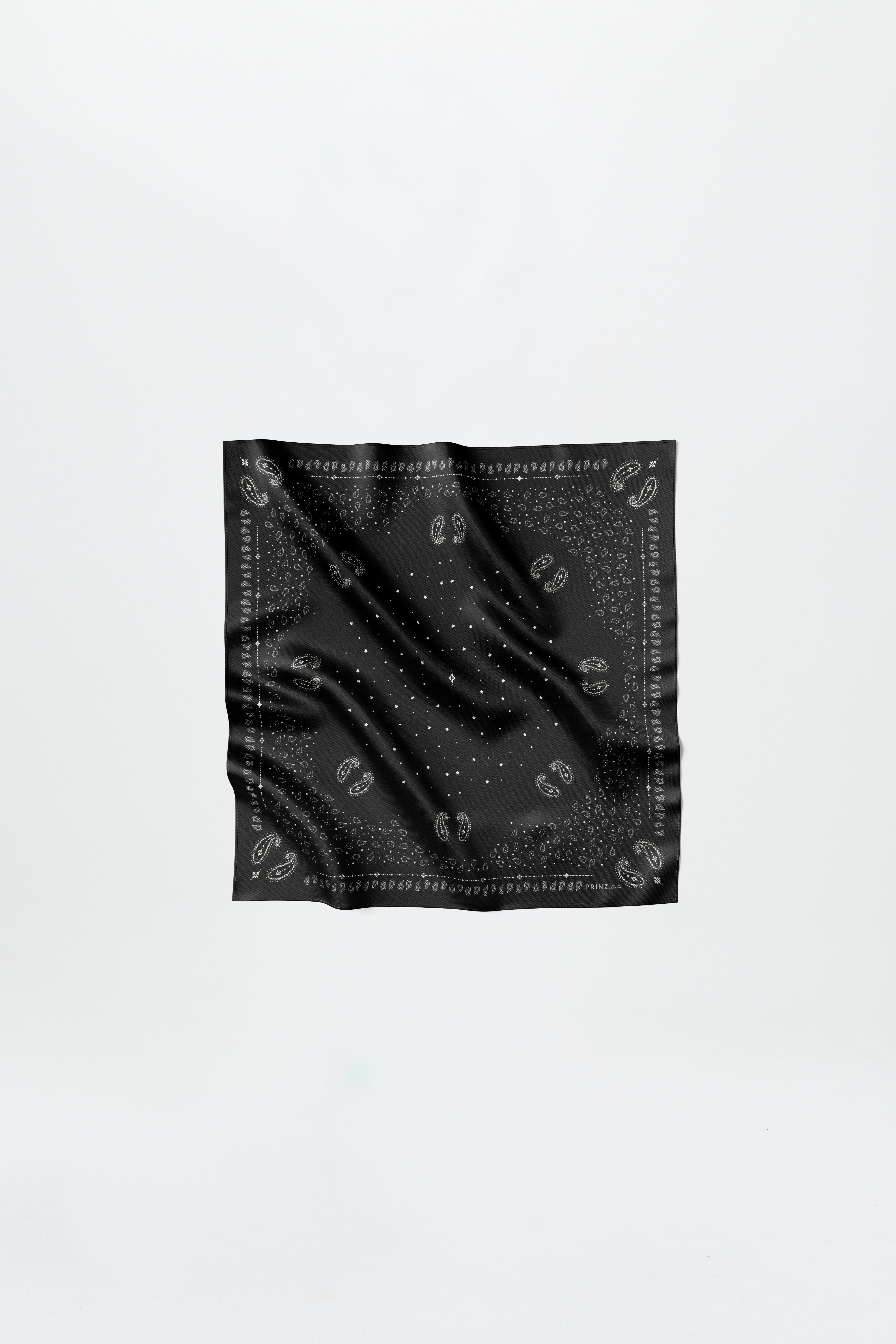 Silk Scarf Paisley 50 Sand