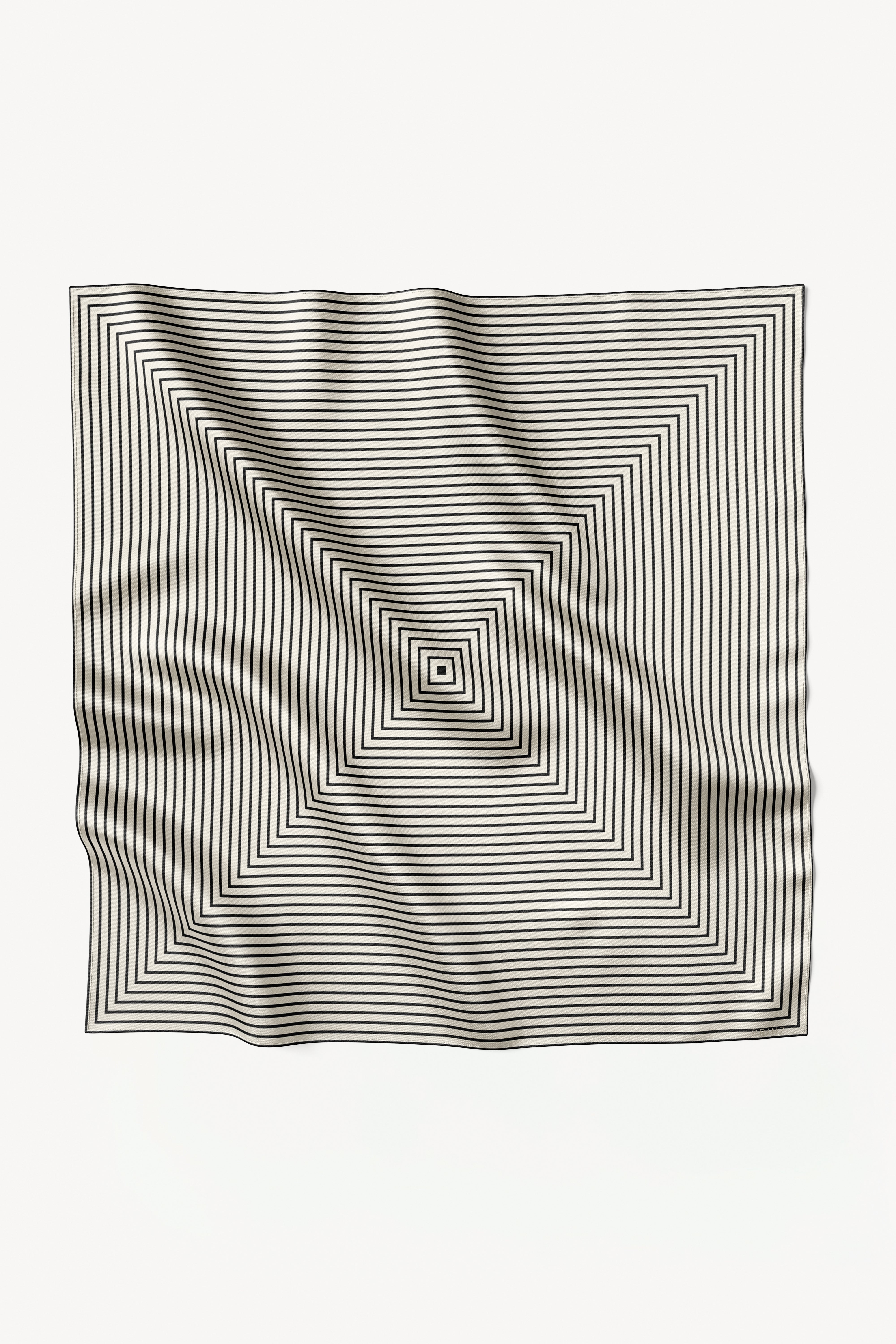 Silk Scarf Squares 123 Off-White