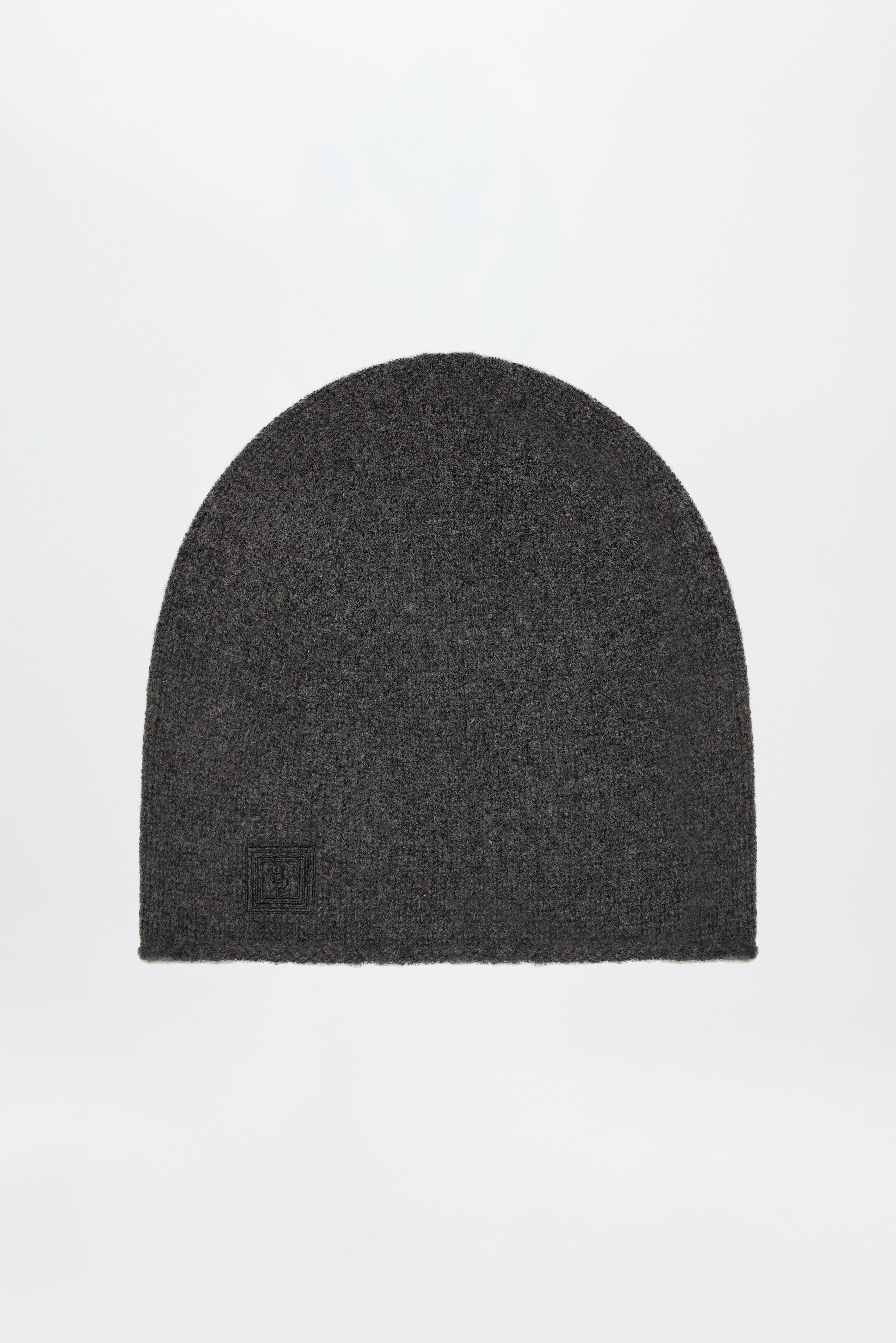 Cashmere Fine Beanie Graphite