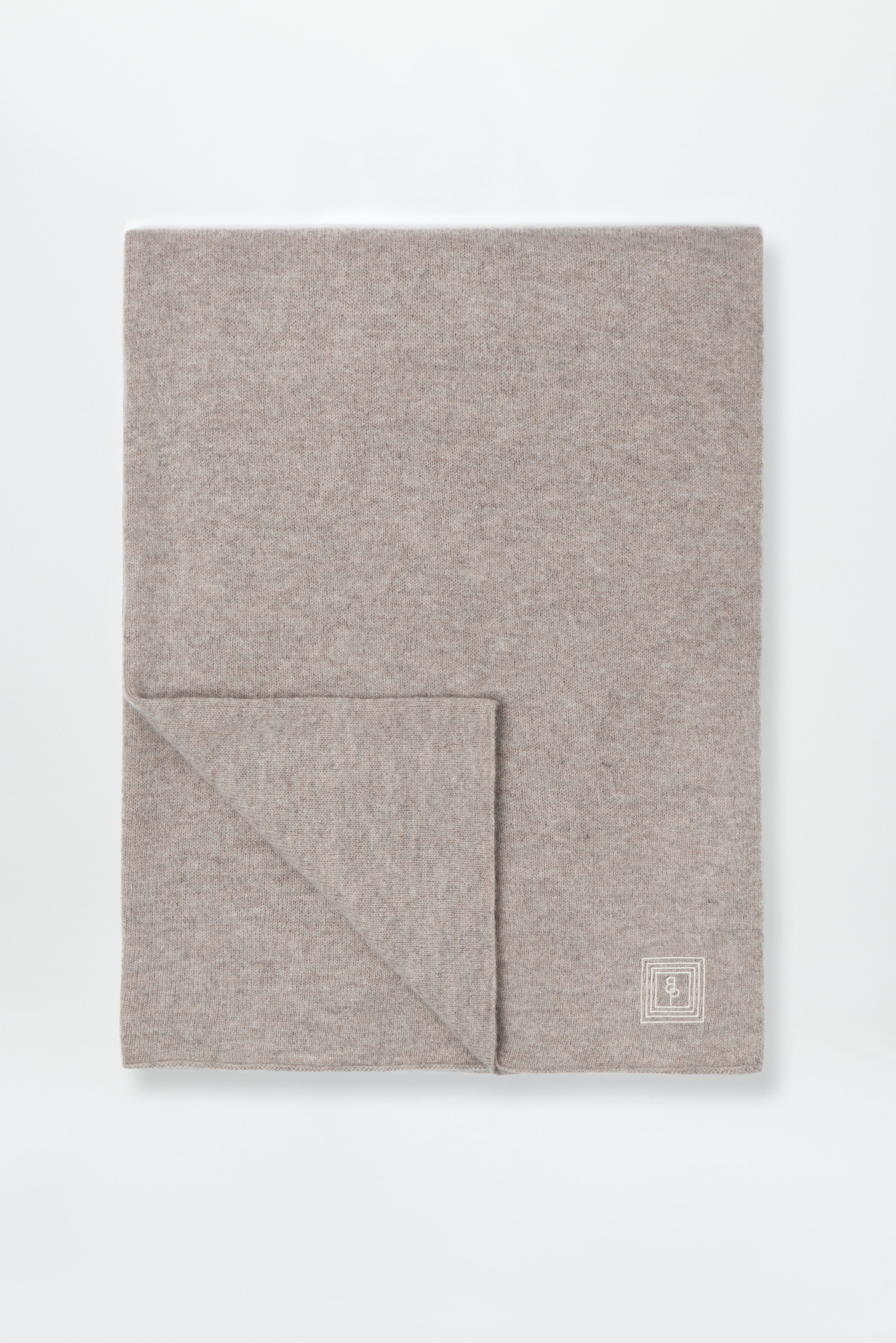 Cashmere Fine Scarf Taupe