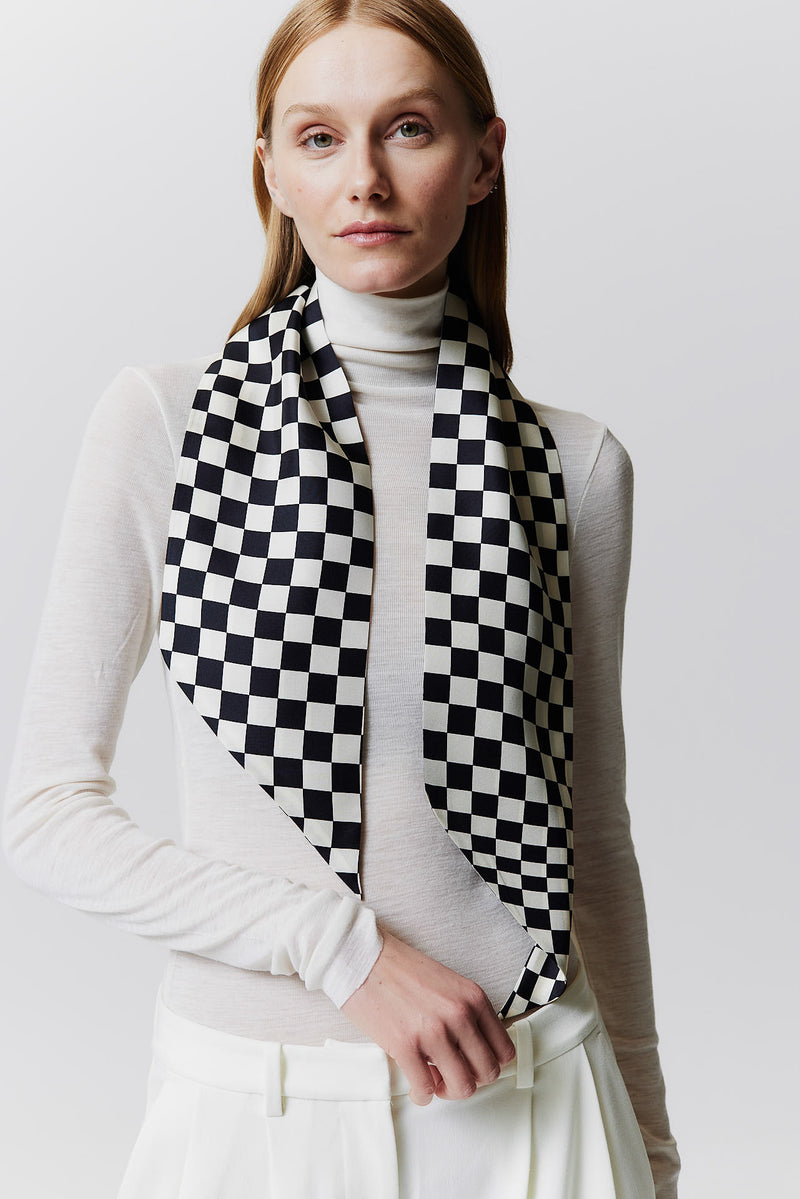 Prinz Berlin Seidenbandeau Illusion Schwarz