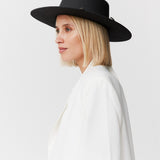    344 Hut Damen aus Merino Wolle Graphite Prinz Berlin Lookbook