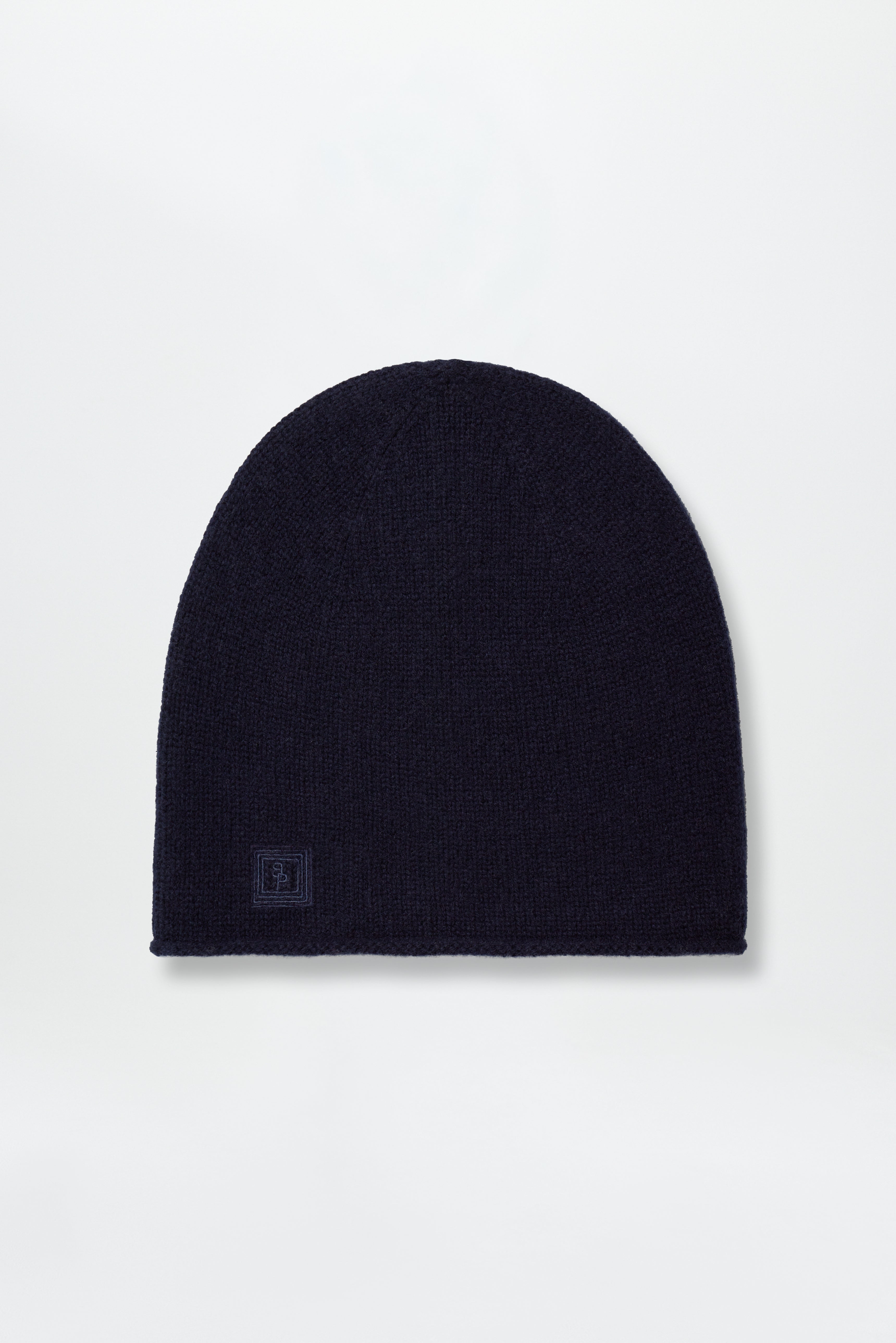 Cashmere Fine Beanie Dark Blue