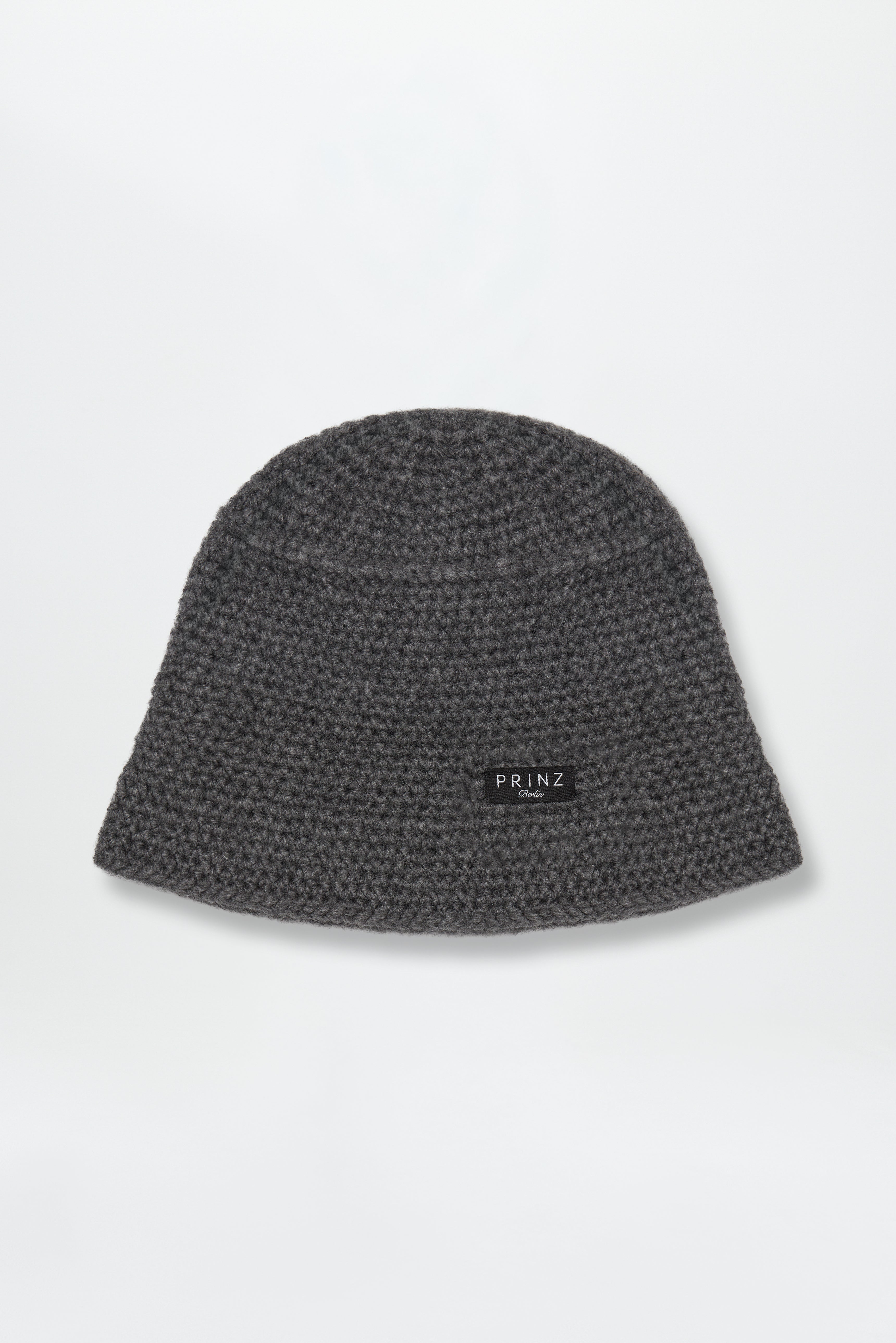 Cashmere Handmade Bucket Hat Graphite