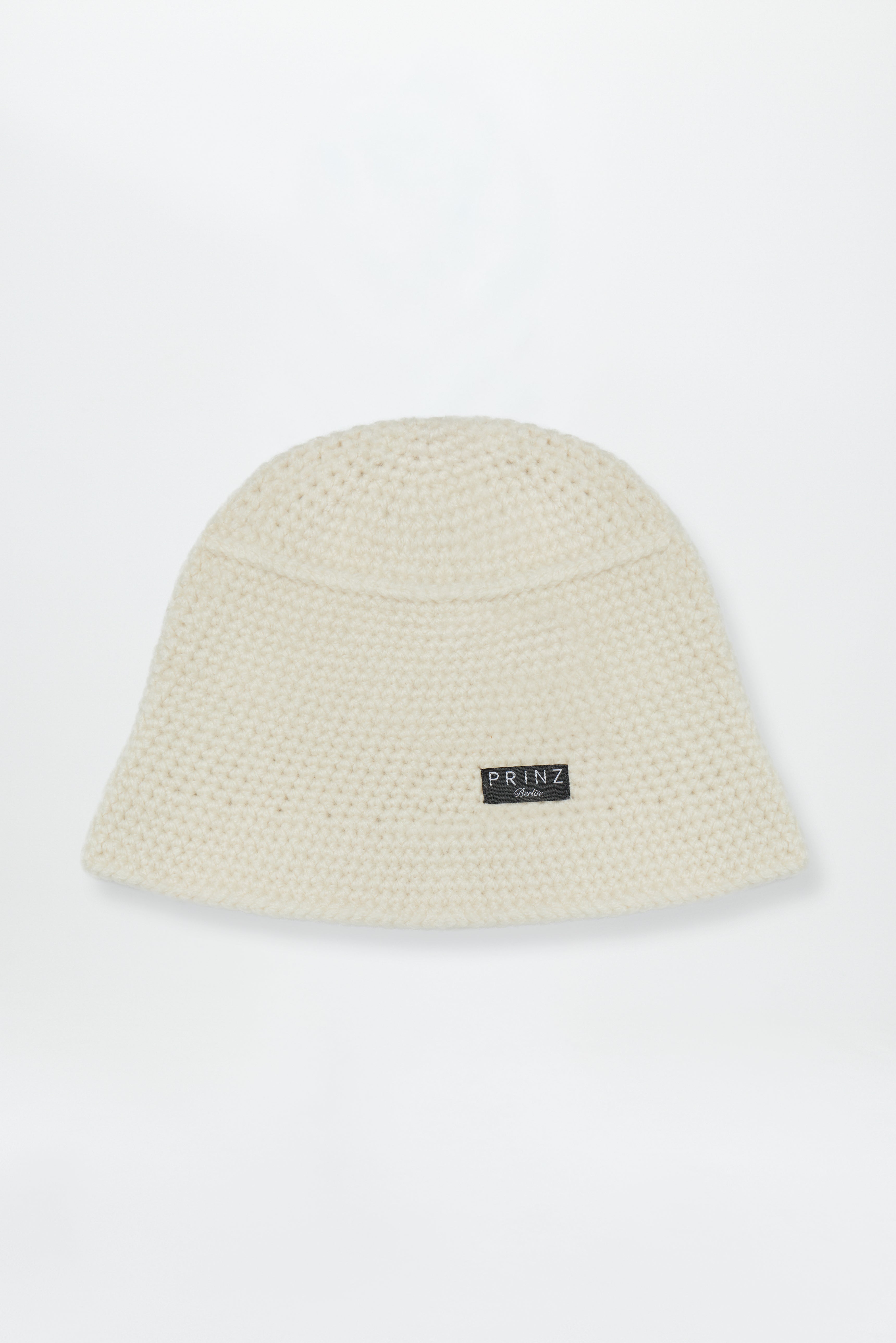 Cashmere Handmade Bucket Hat White