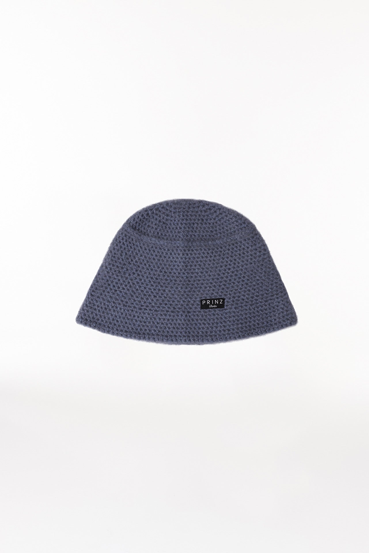 Jeansblauer Bucket Hat Damen aus Kaschmir Prinz Berlin Produktbild