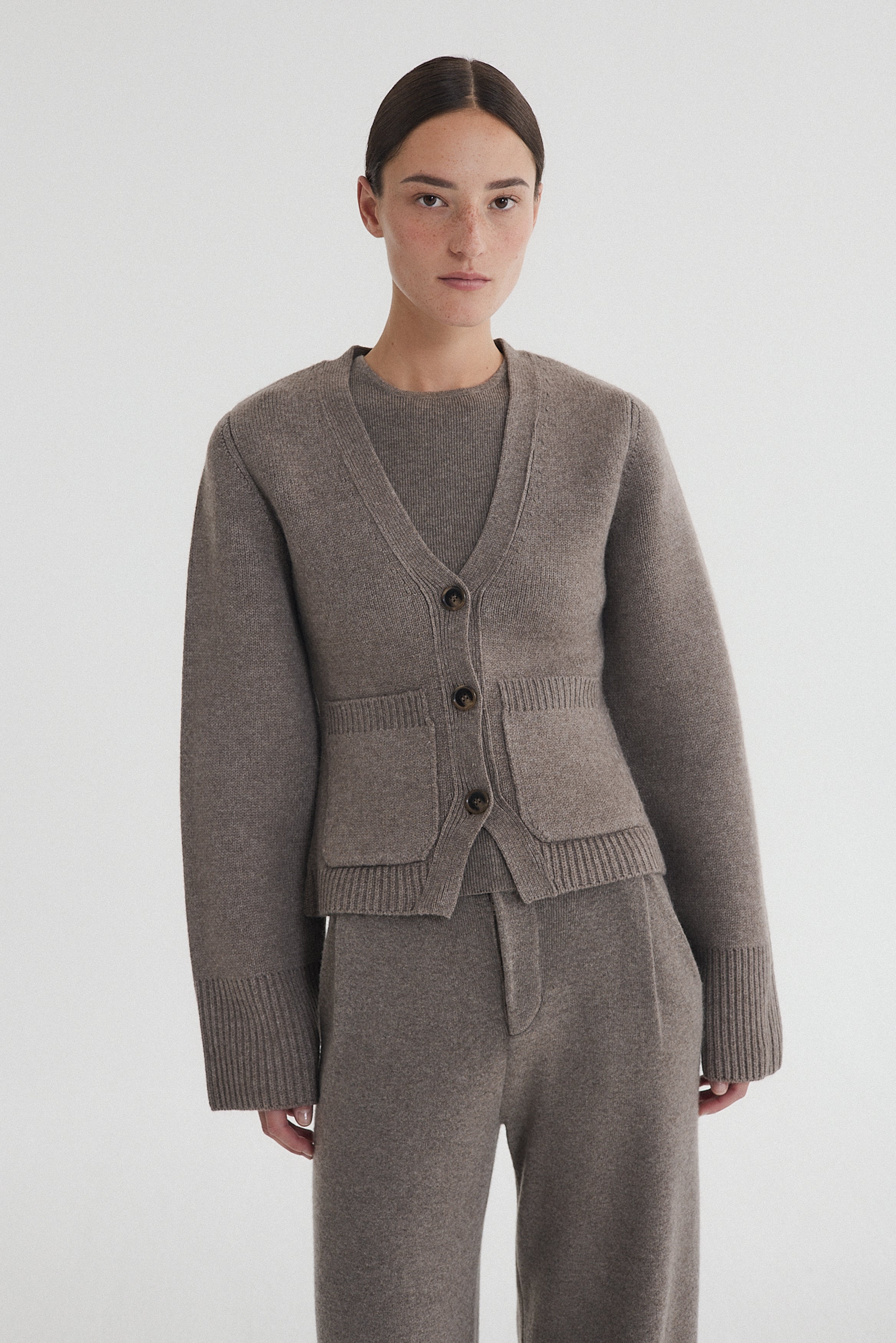 Ada Cardigan Dark Mocha