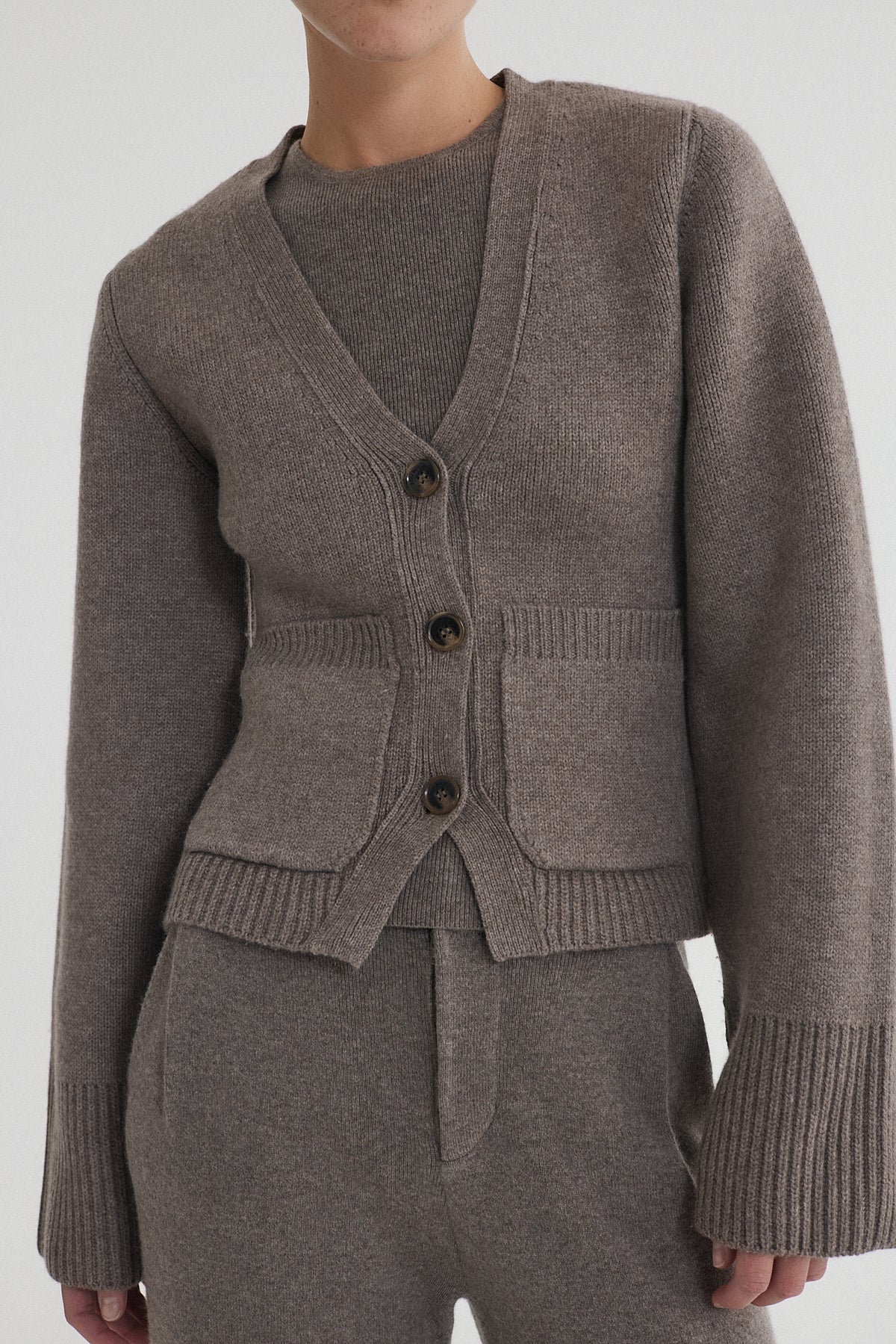 Ada Cardigan Dark Mocha