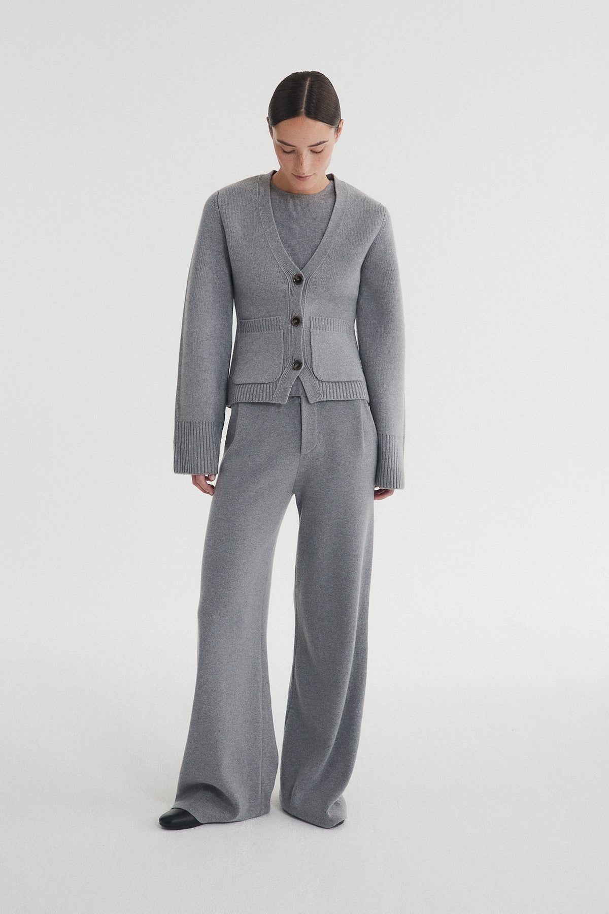 Ada Cardigan Grey