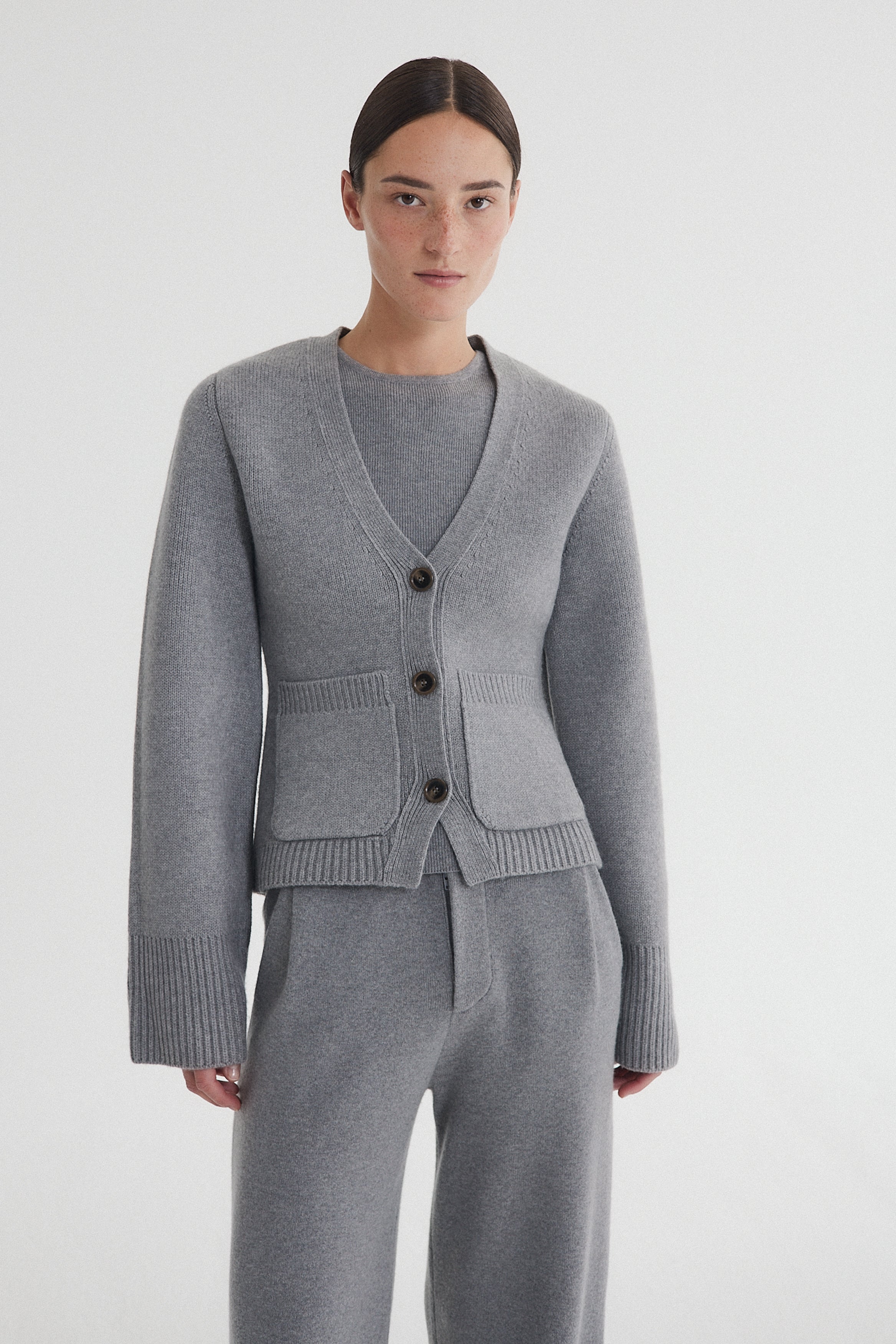 Ada Cardigan Grey