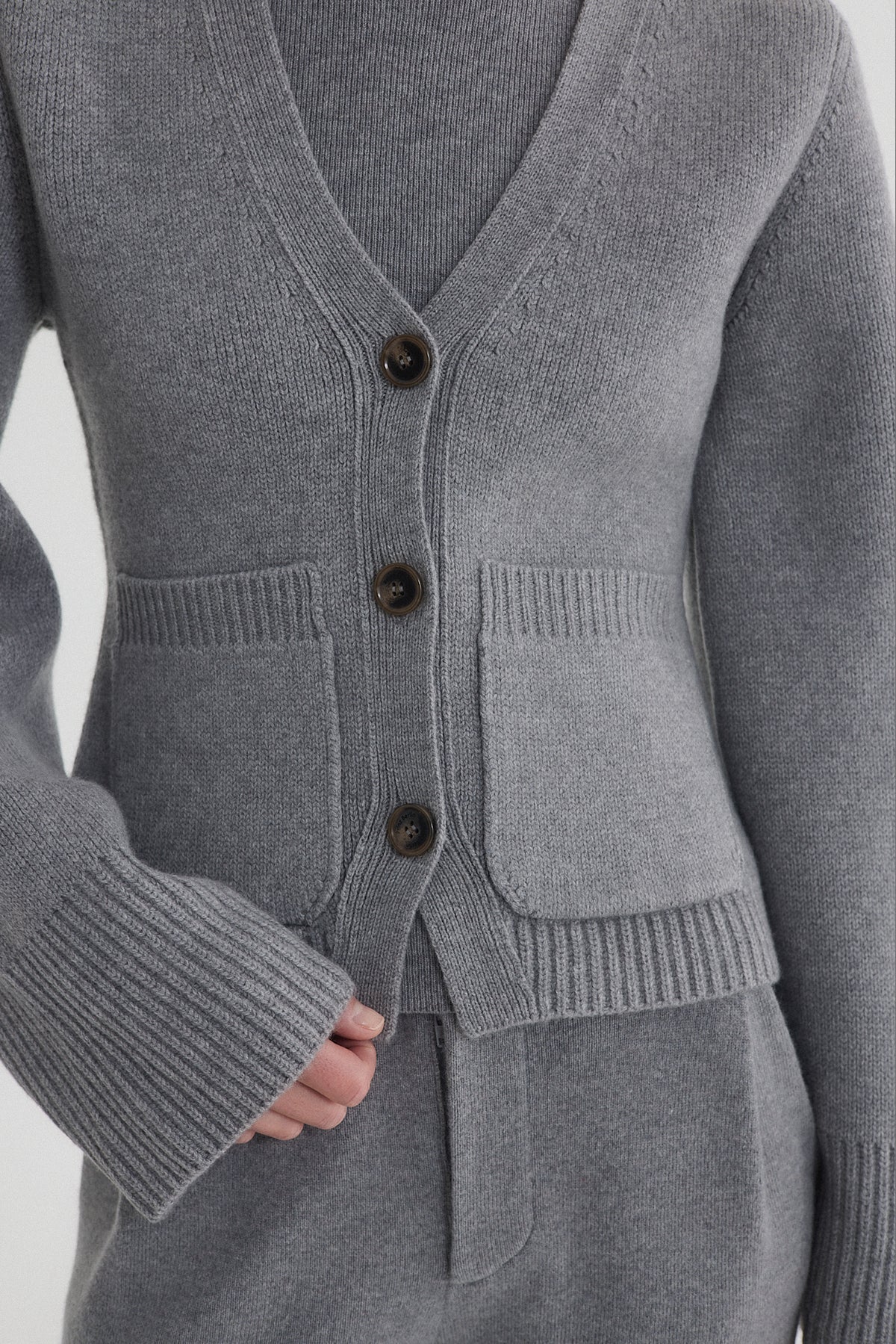 Ada Cardigan Grey