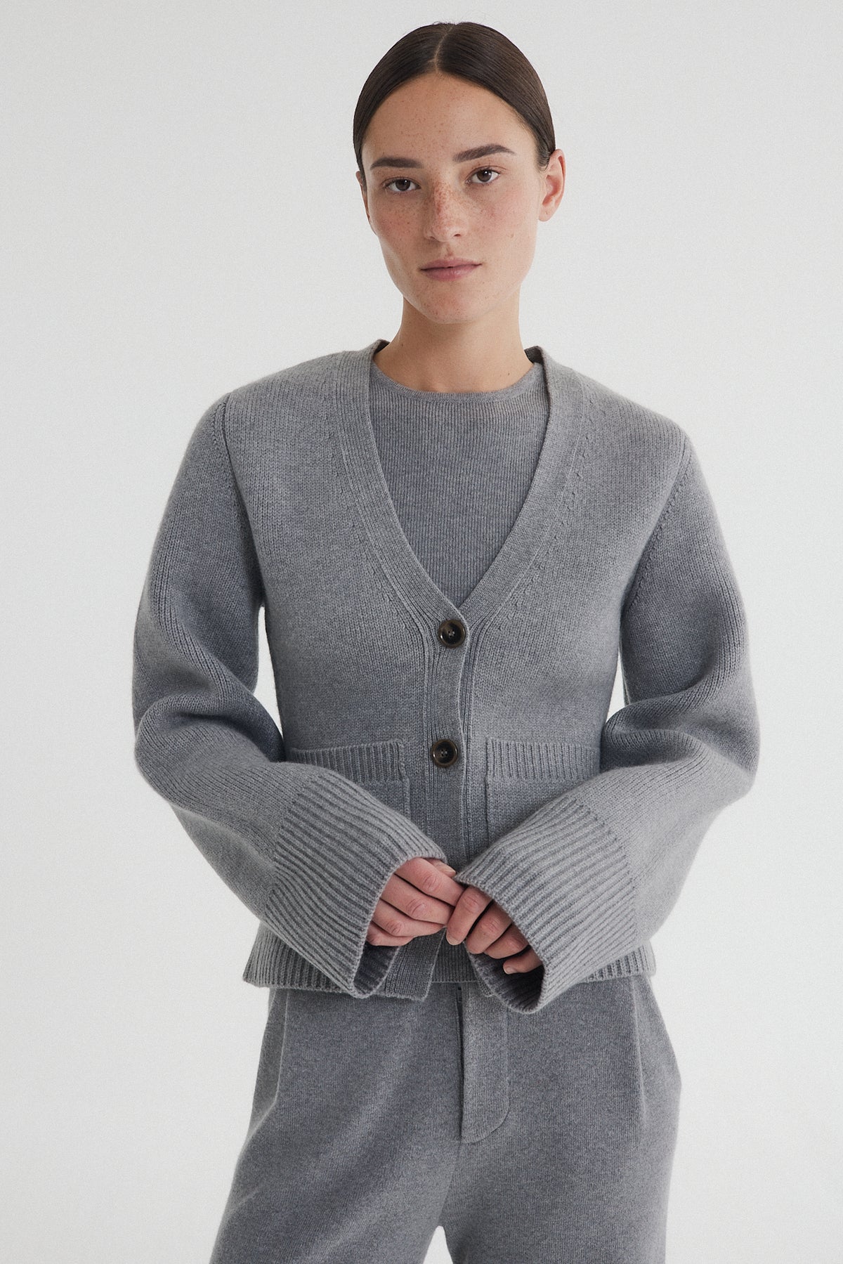 Ada Cardigan Grey