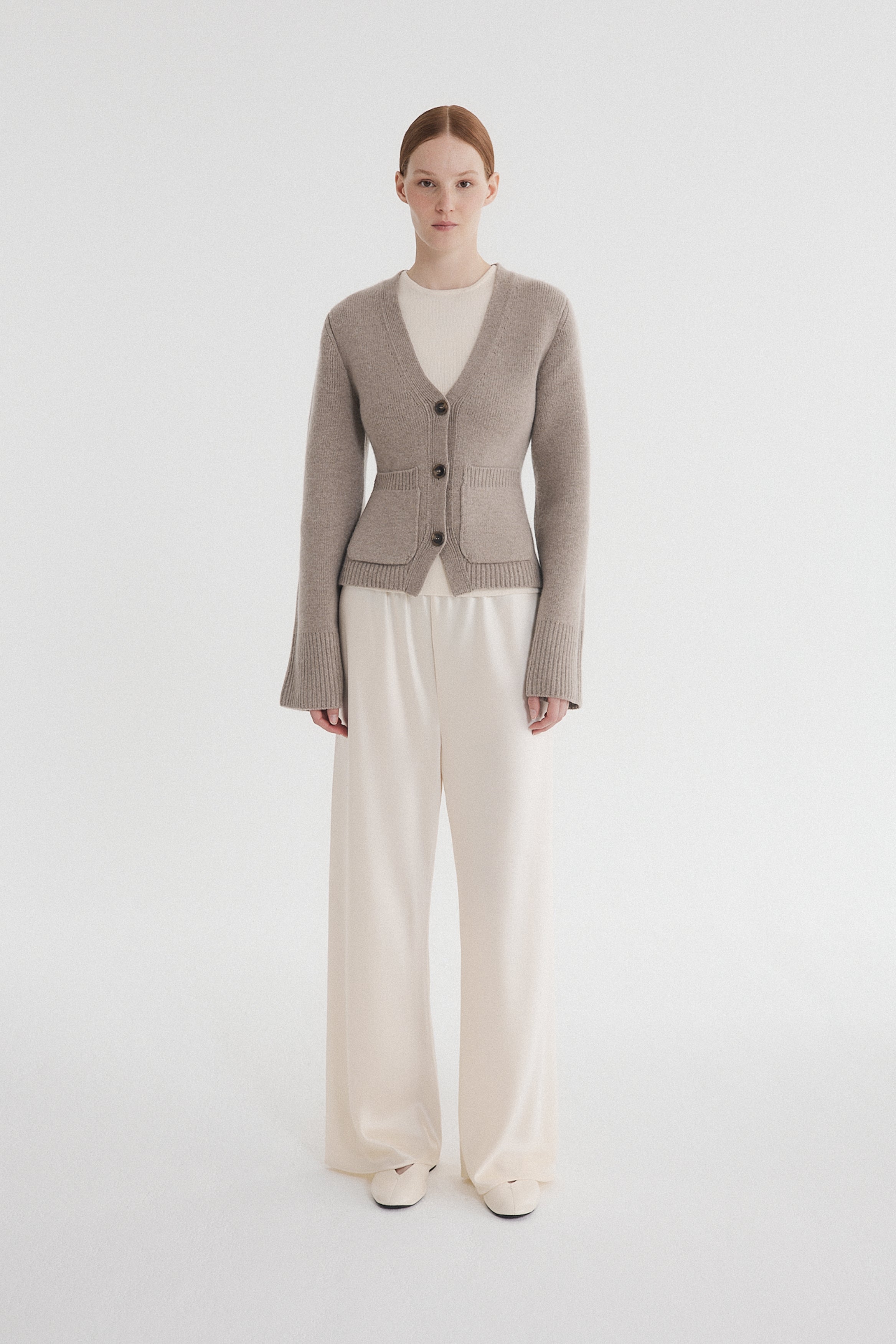 Ada Cardigan Taupe