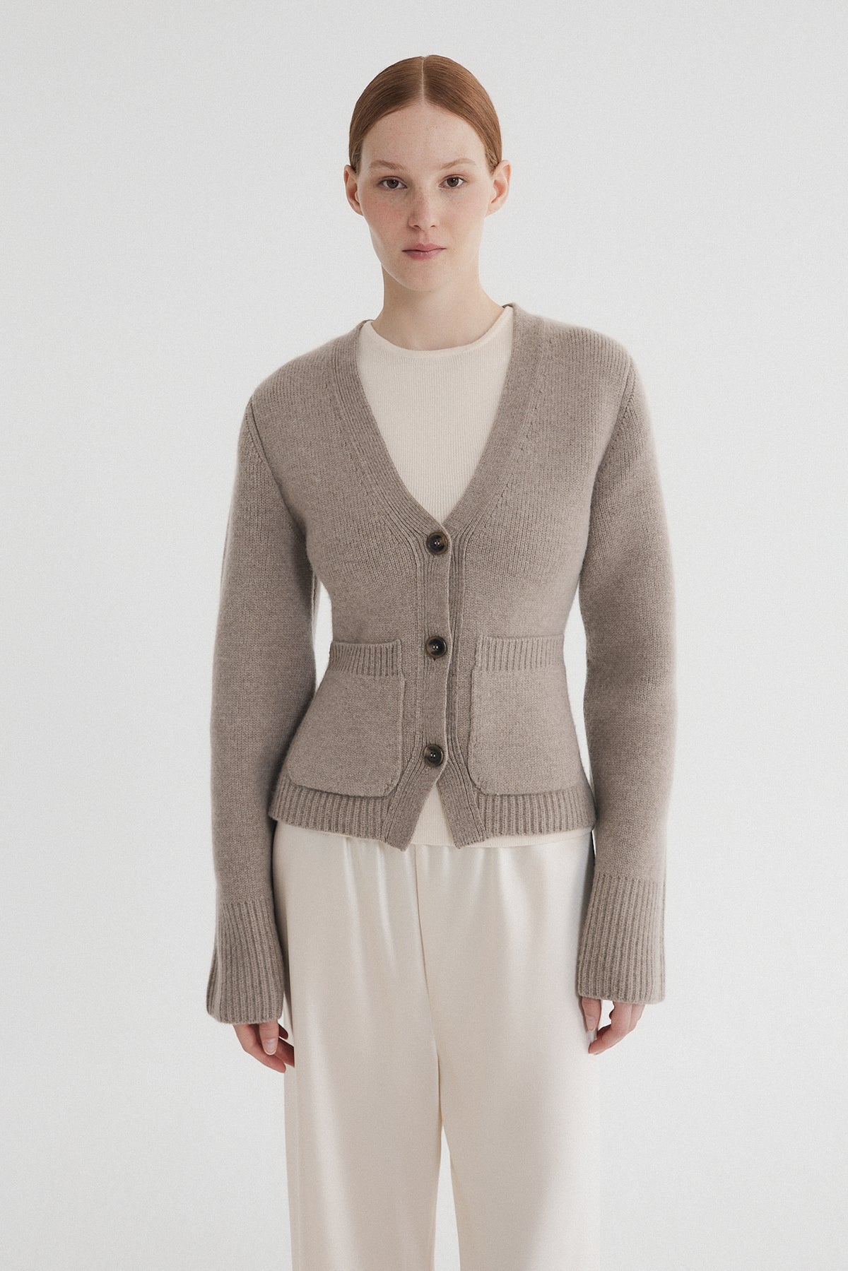 Ada Cardigan Taupe
