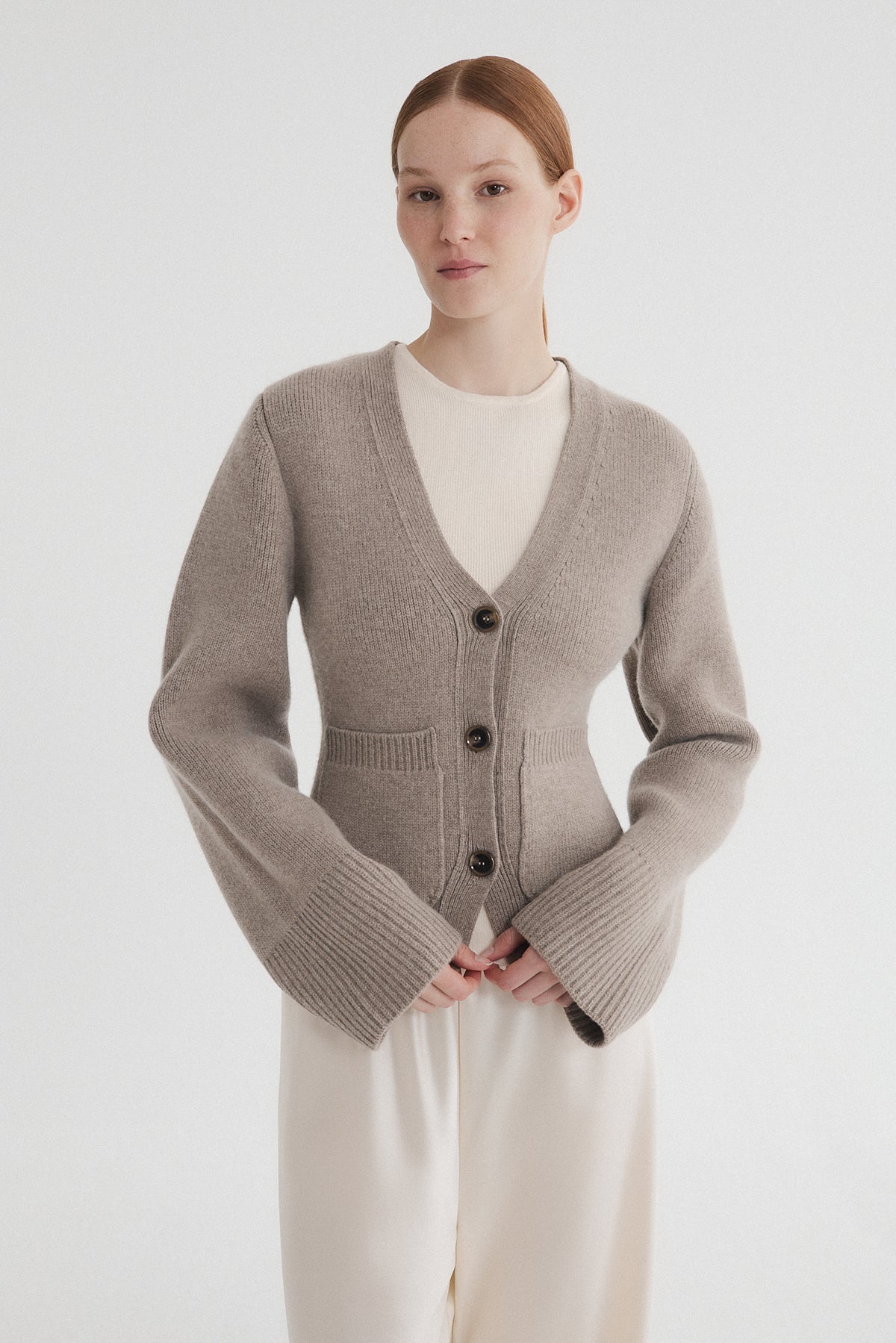 Ada Cardigan Taupe