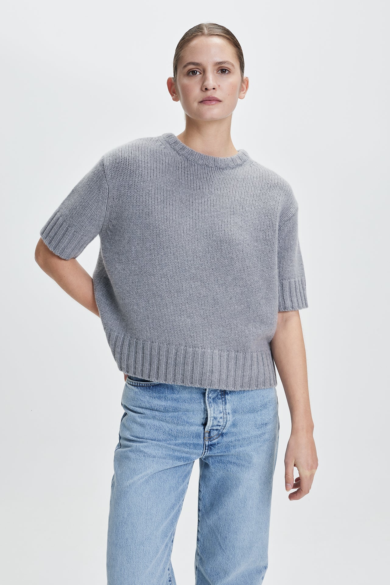 Chunky Oversized T-Shirt Grey