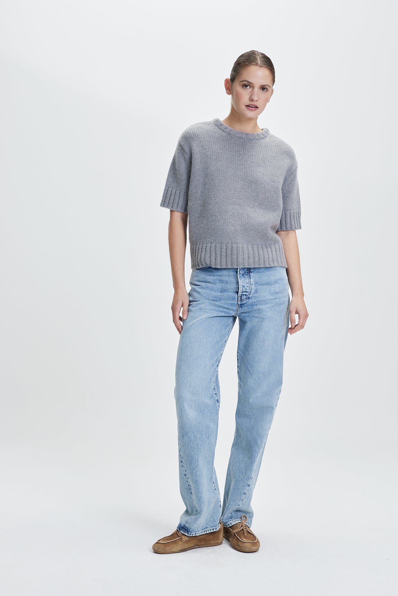 Chunky Oversized T-Shirt Grey