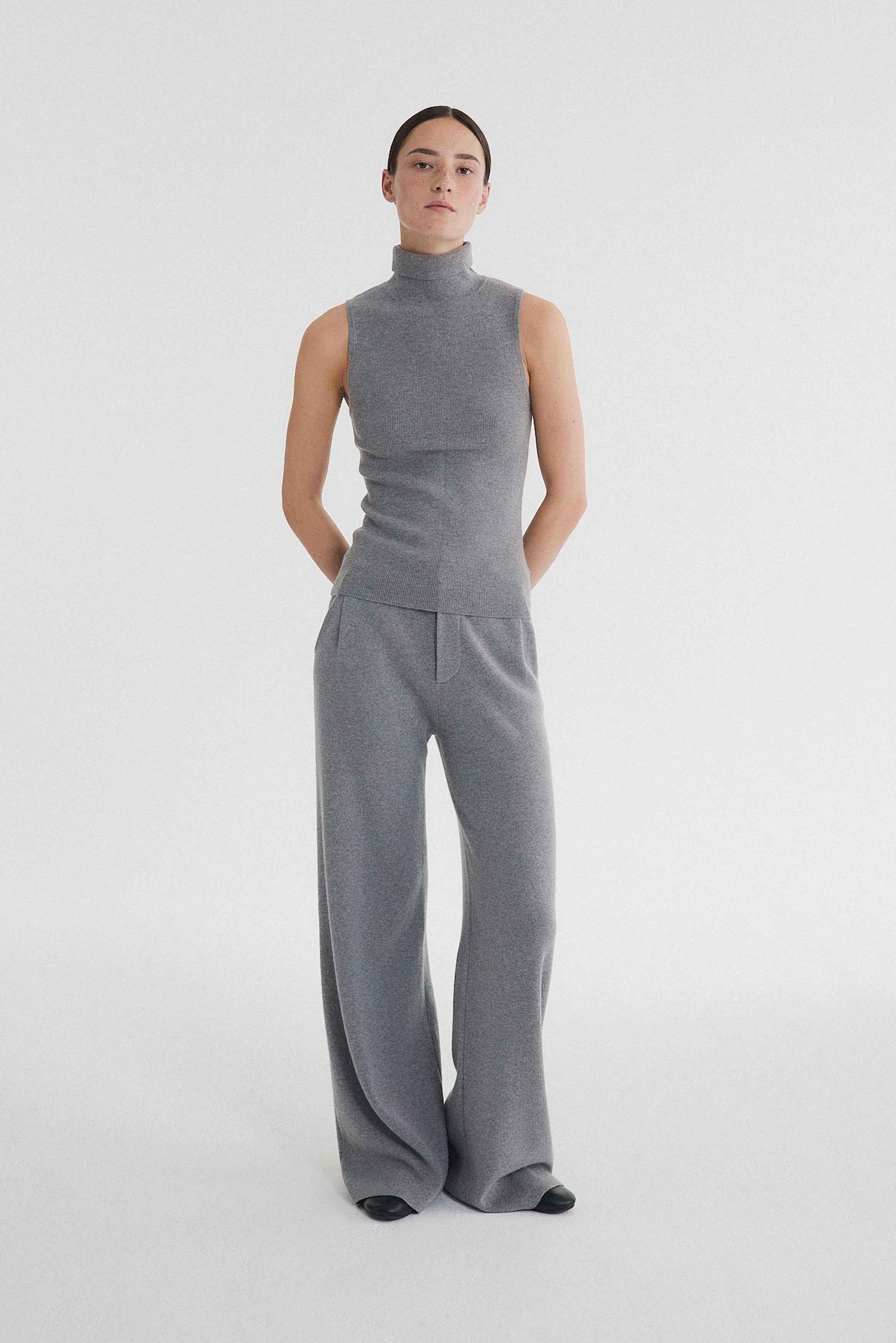 Clara Top Grey