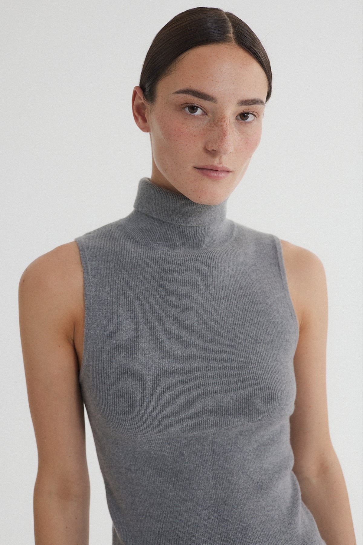 Clara Top Grey