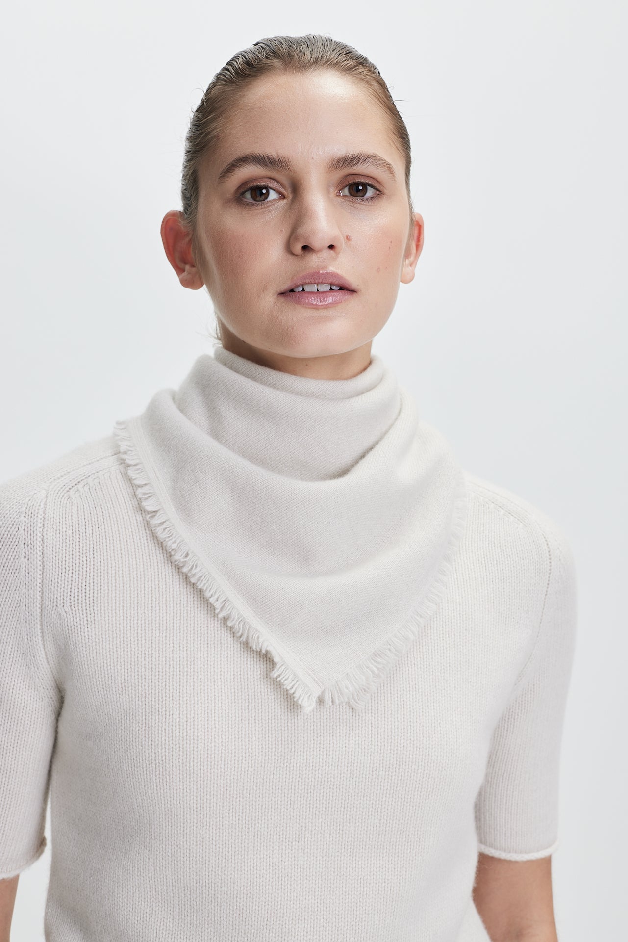 Kaschmir Bandana Plain 50 Vanilla