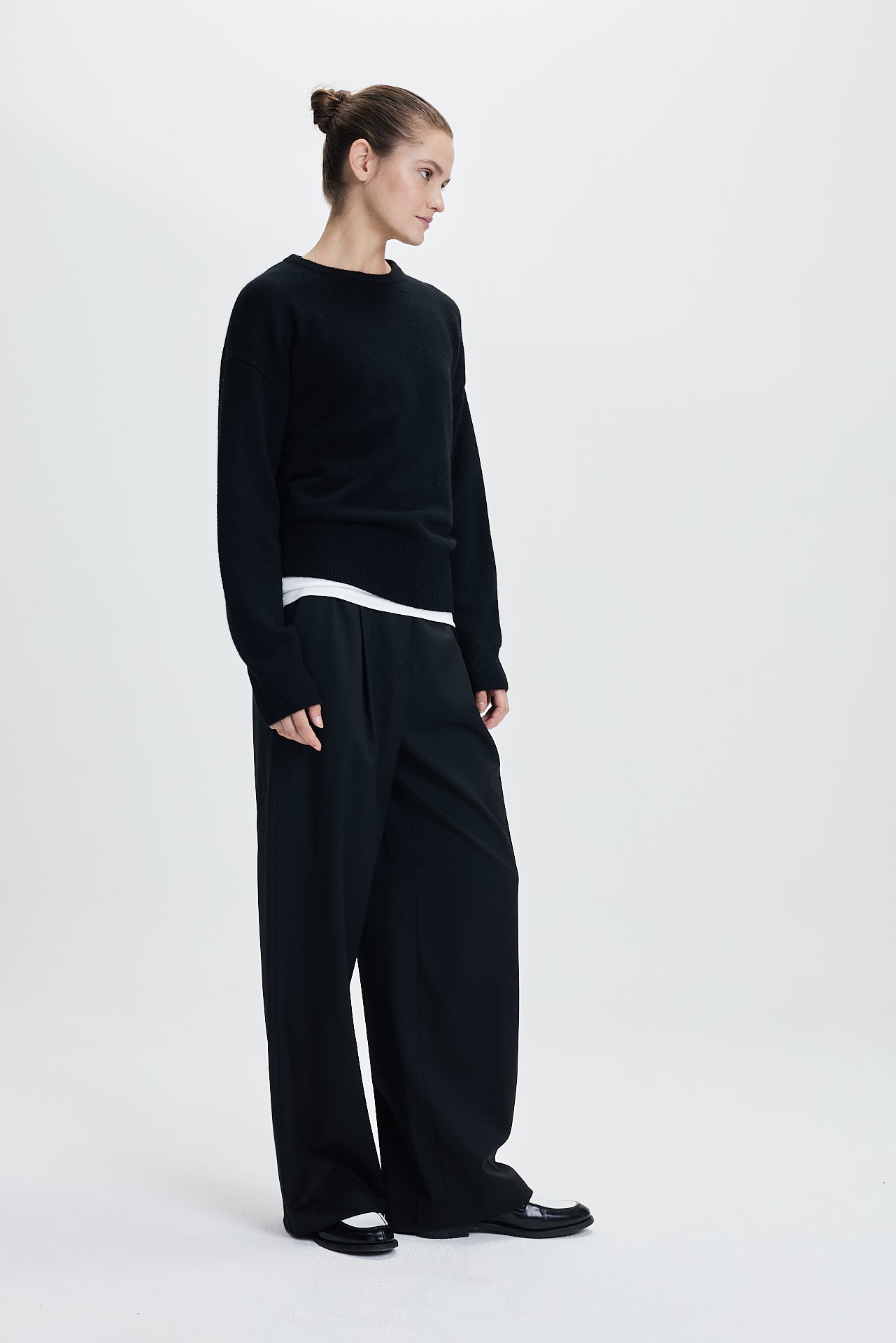 Fine Crewneck Sweater Black