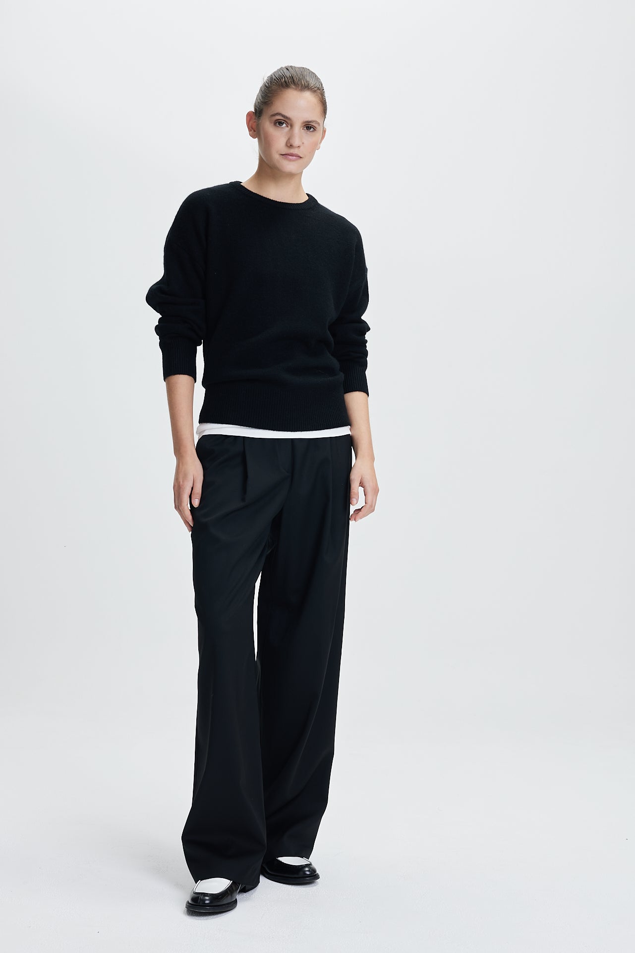 Fine Crewneck Sweater Black