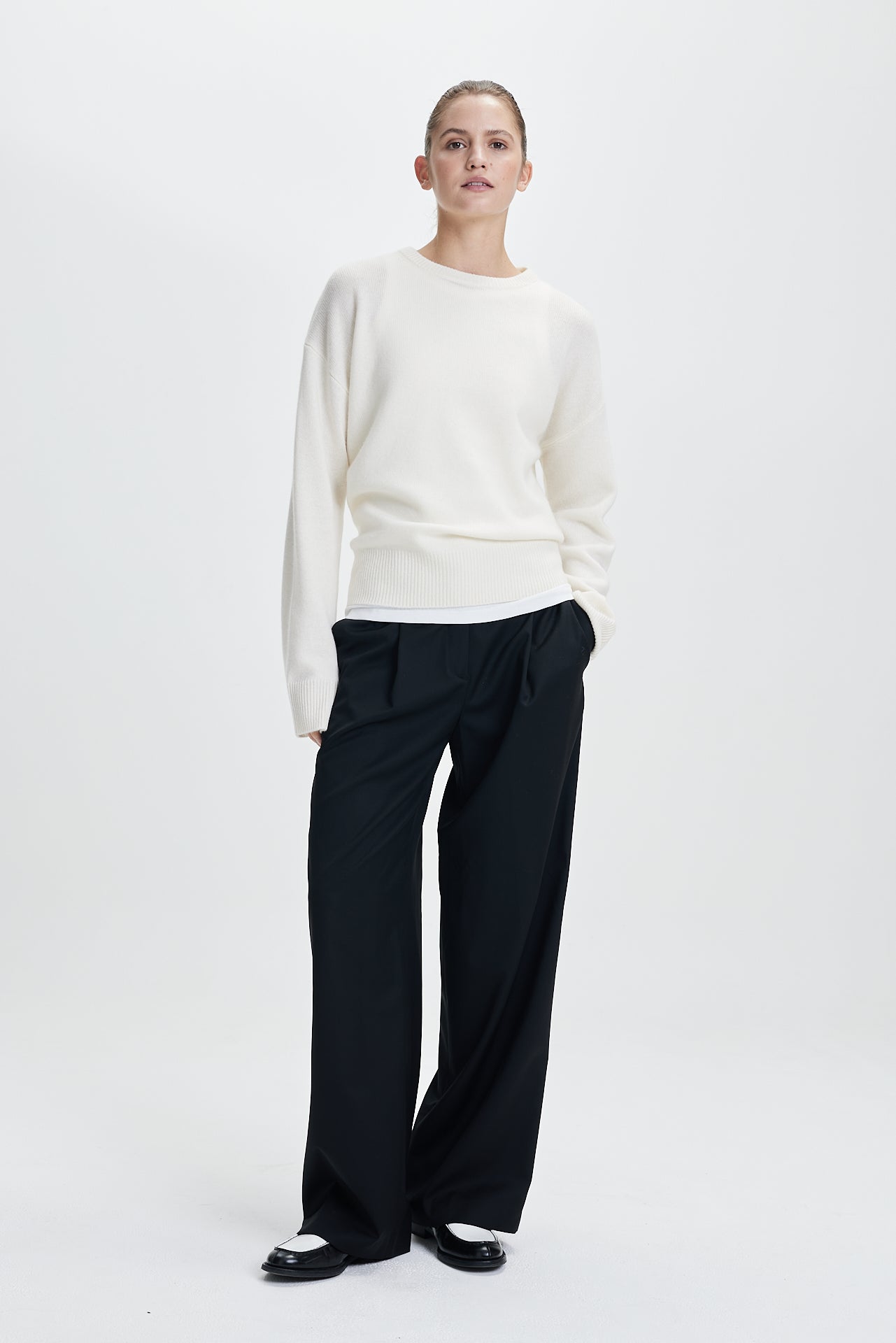 Fine Crewneck Sweater Off-White