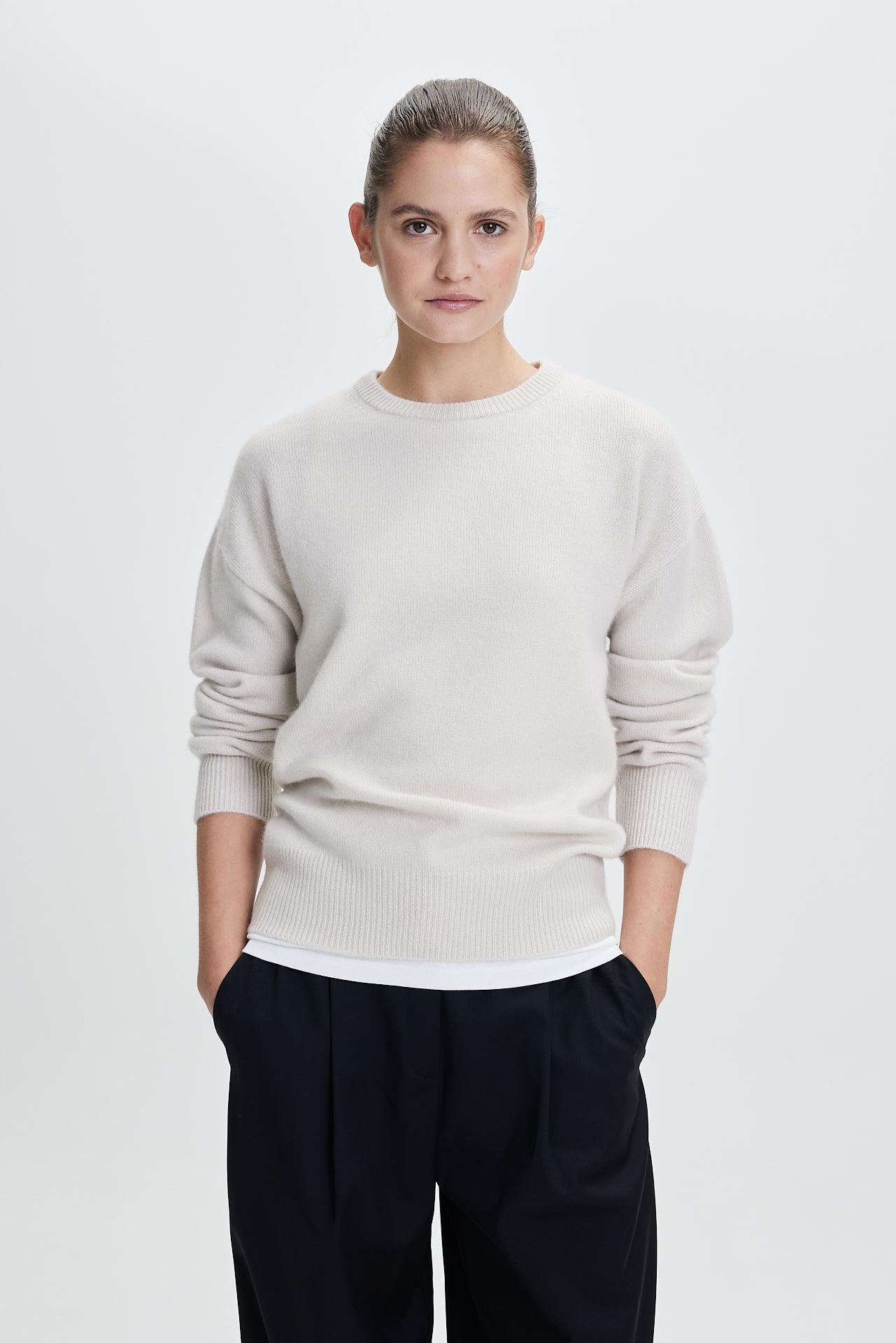 Fine Crewneck Sweater Vanilla