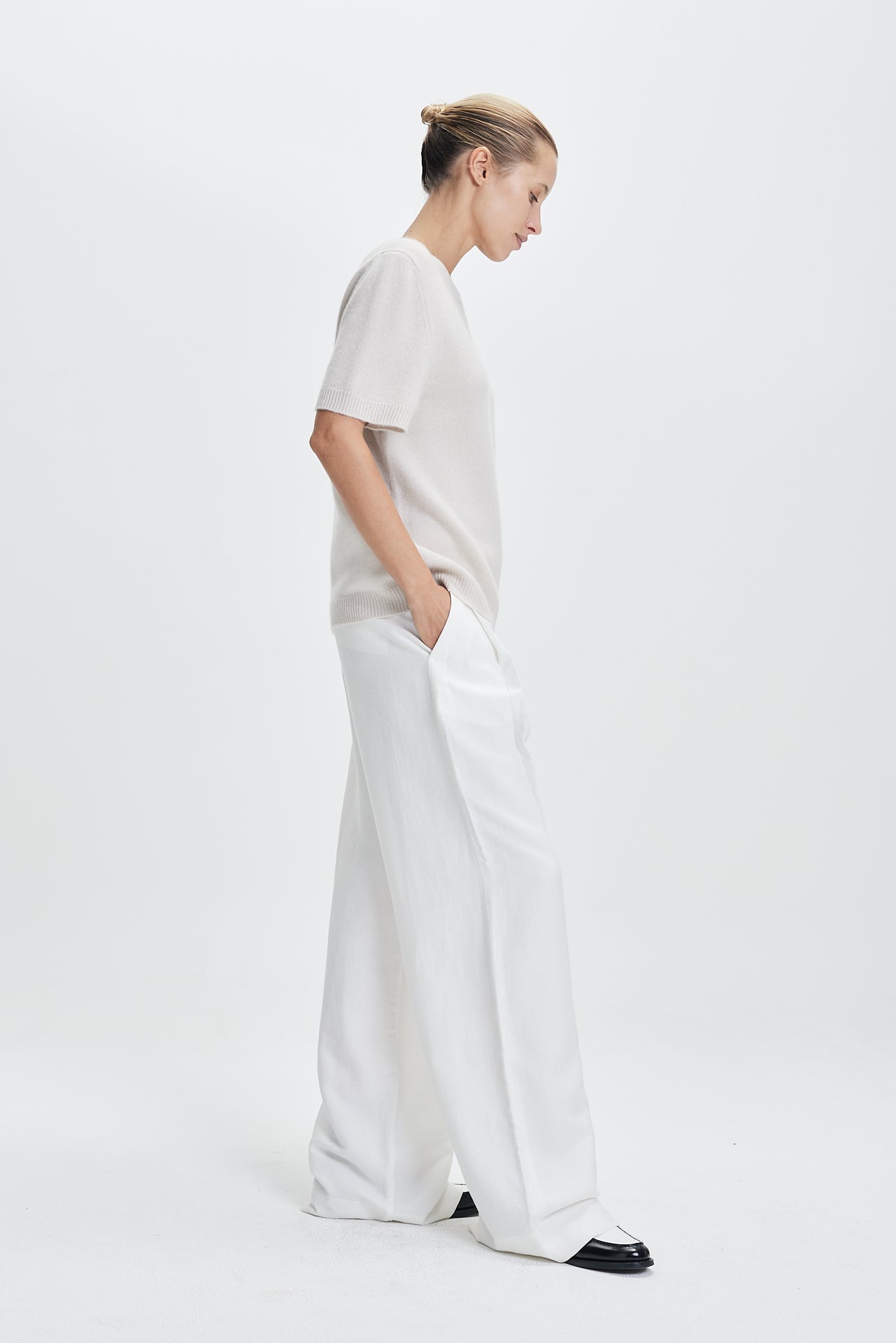 Fine Oversized T-Shirt Vanilla