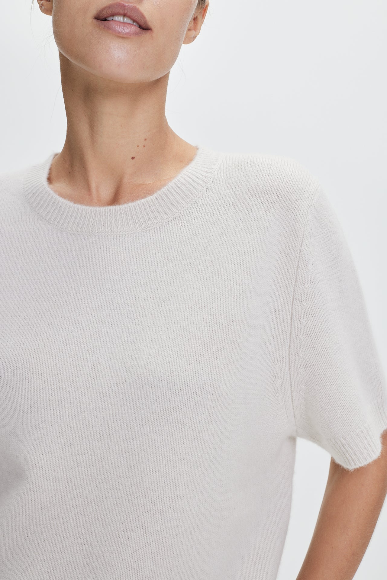 Fine Oversized T-Shirt Vanilla