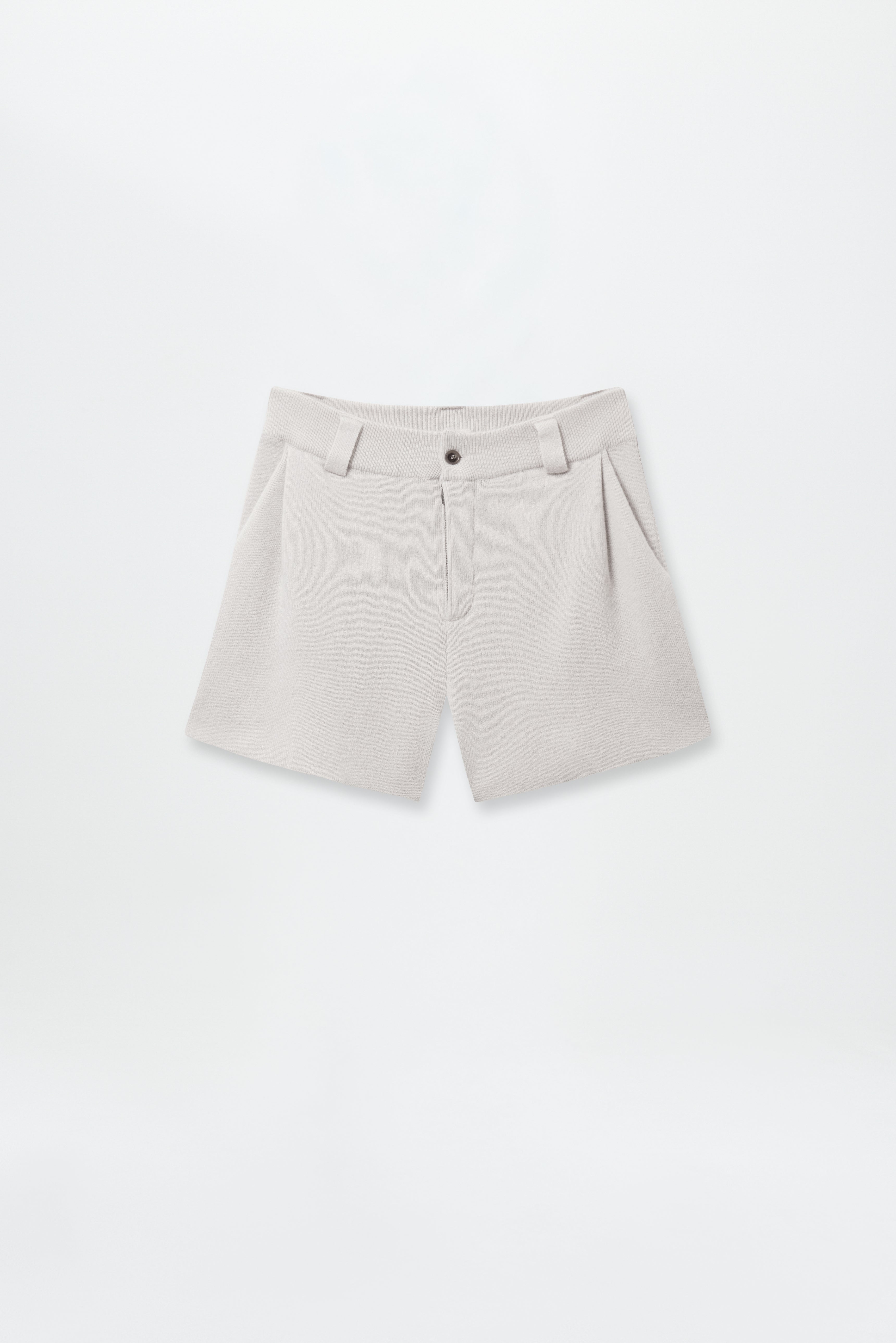 Fine Pleat Shorts Vanilla