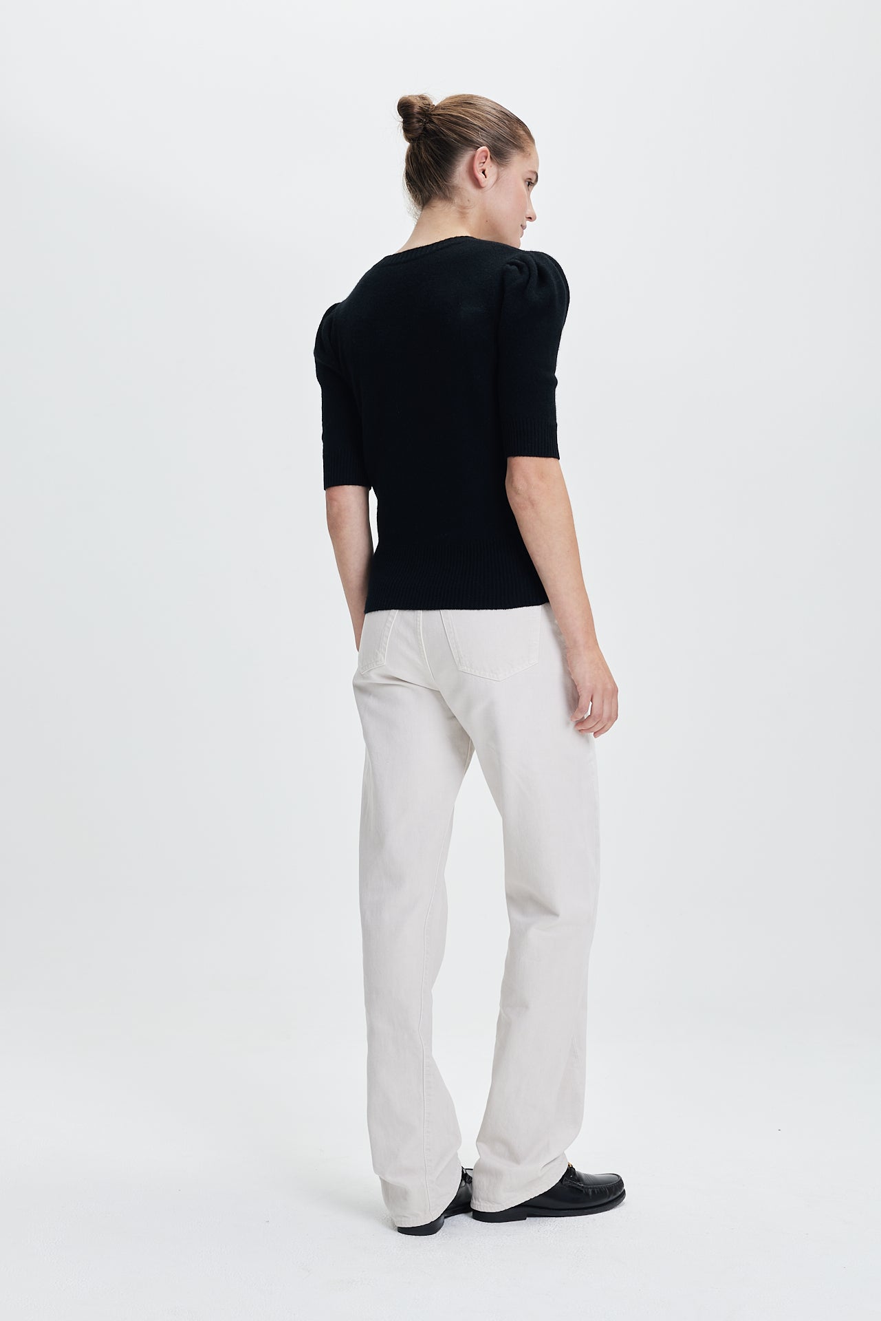 Fine Puffy T-Shirt Black