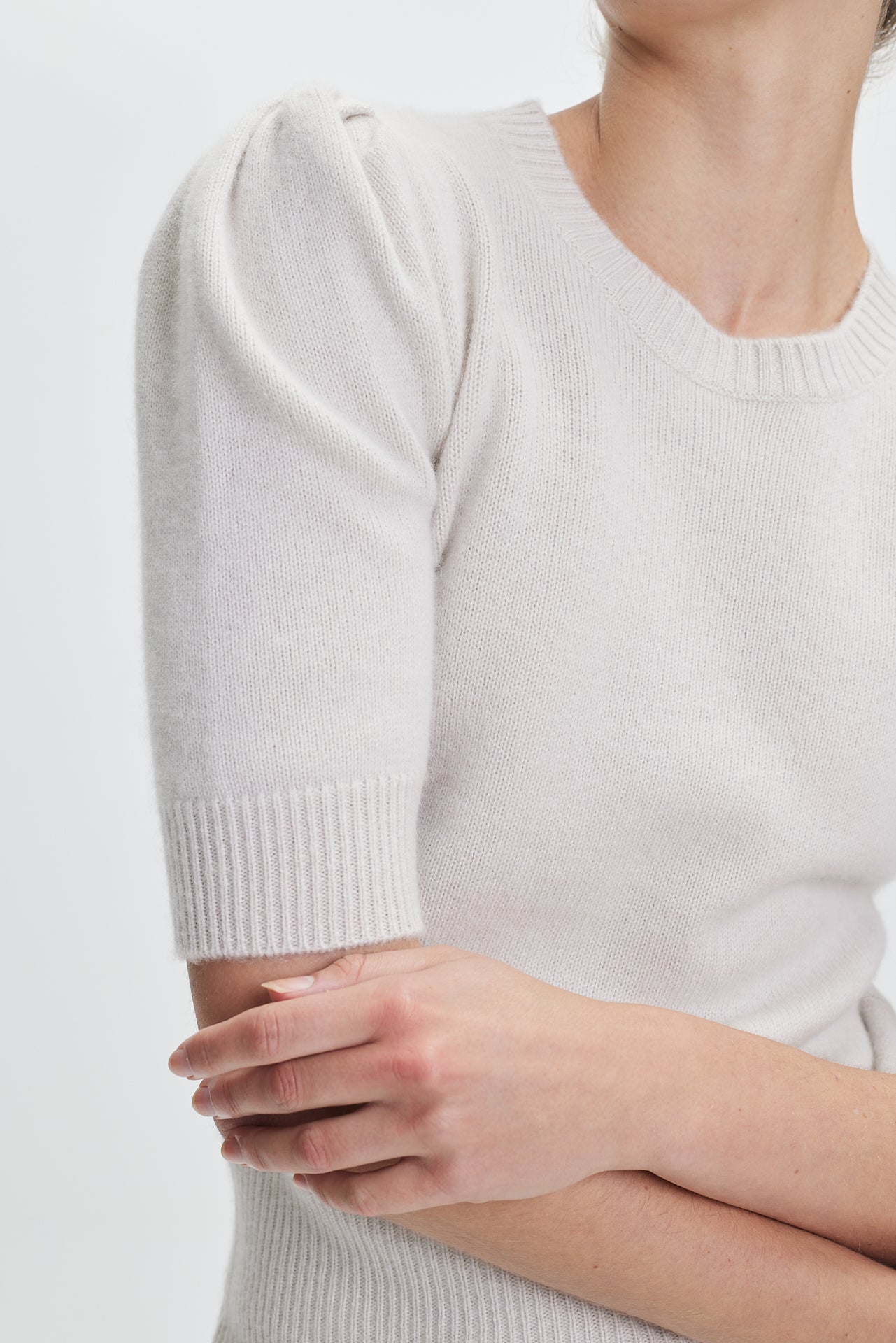 Fine Puffy T-Shirt Vanilla