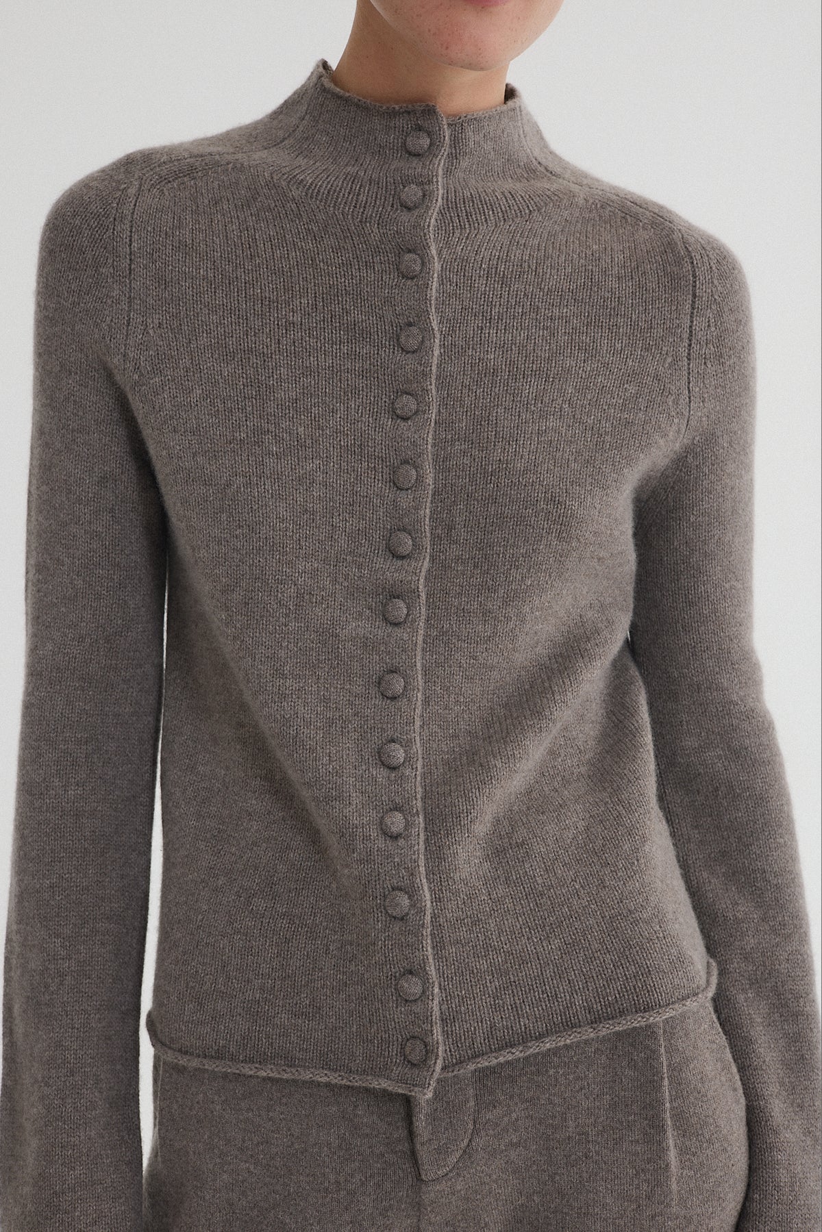 Jade Cardigan Dark Mocha
