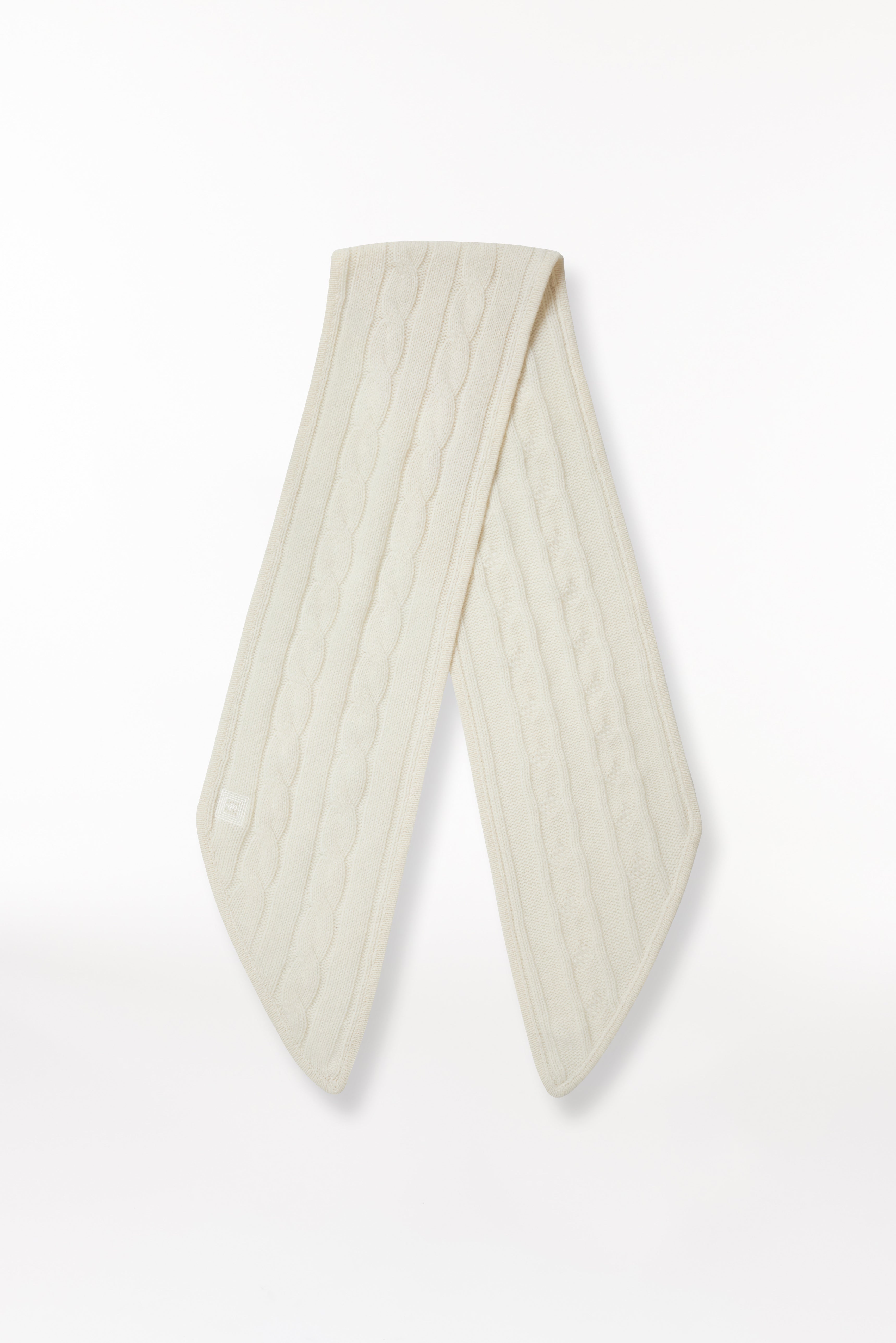 Kaschmir Bandeau Cable Knit Off-White