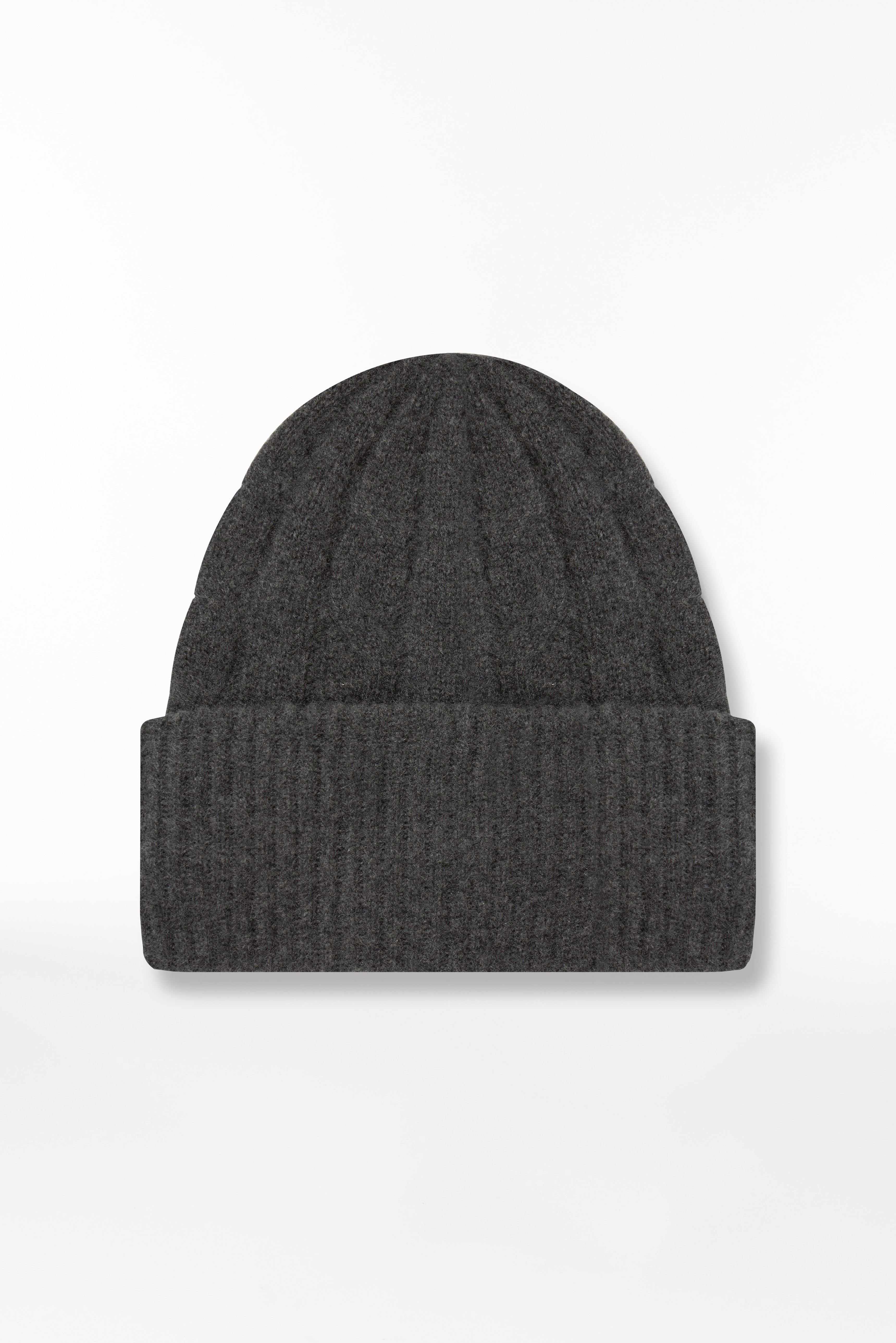 Kaschmir Beanie Cable Knit Graphite