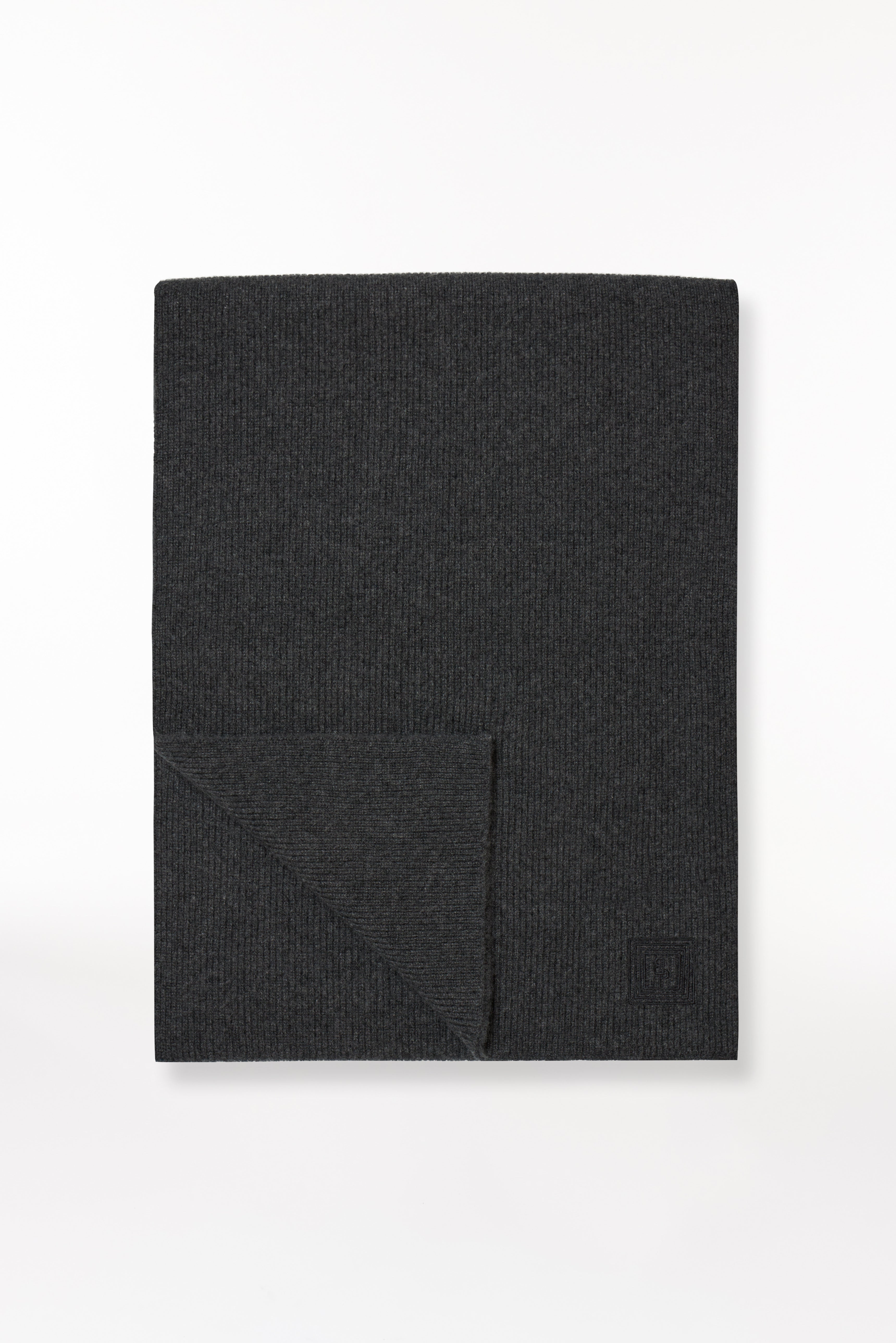 Kaschmir Schal Classic Knit Graphit