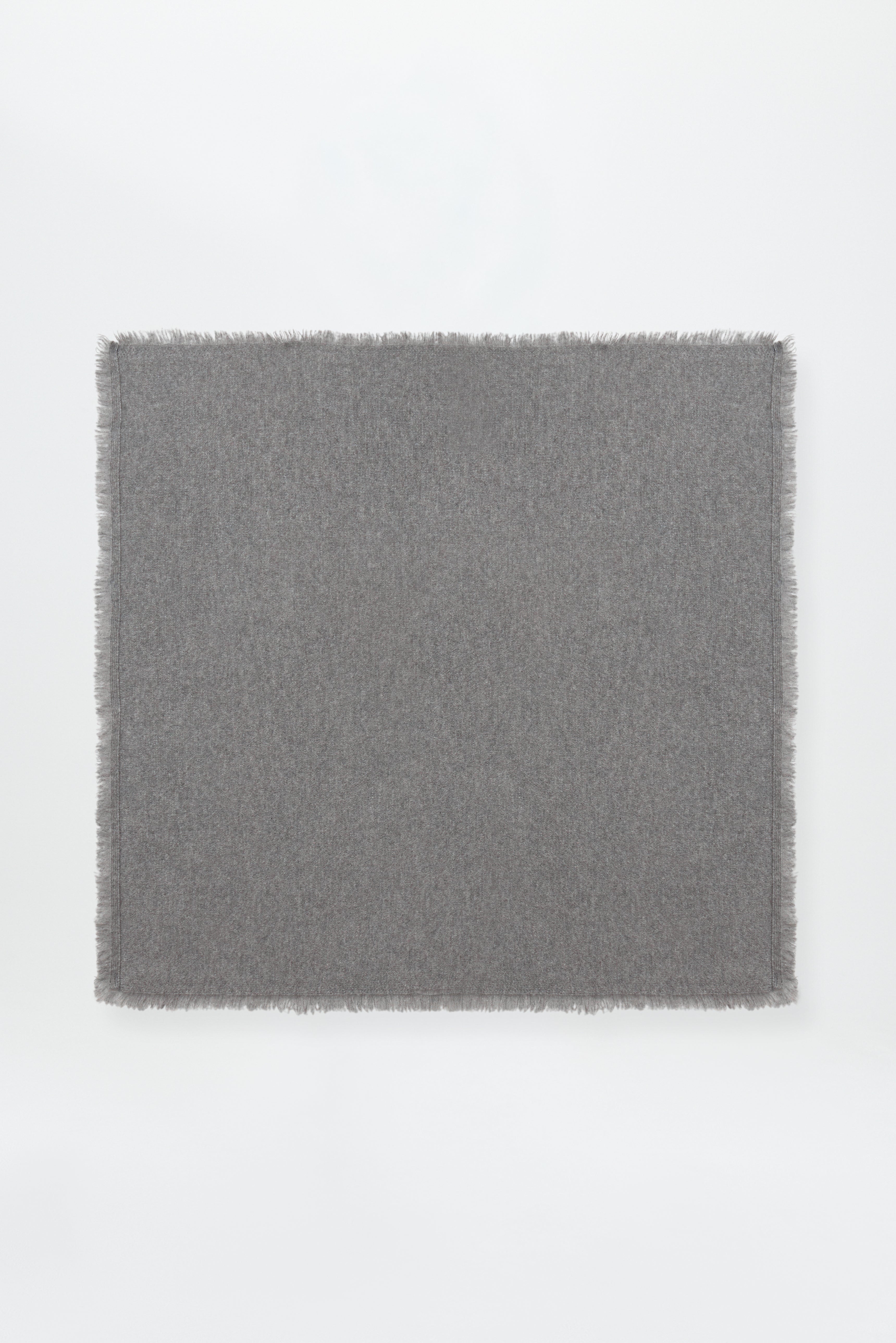 Cashmere Bandana Plain 50 Grey