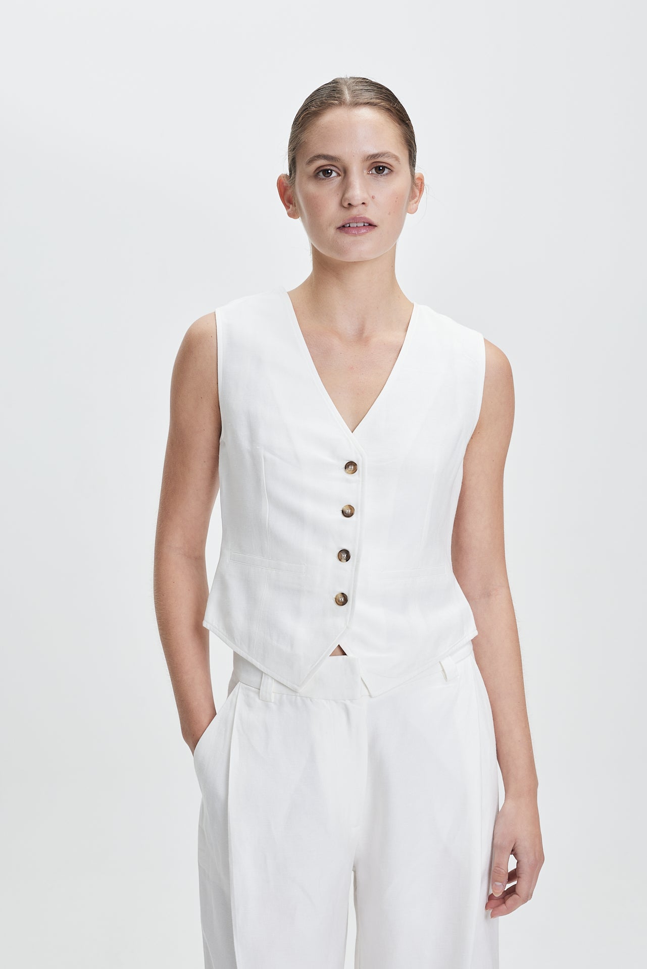 Leni Vest Off-White