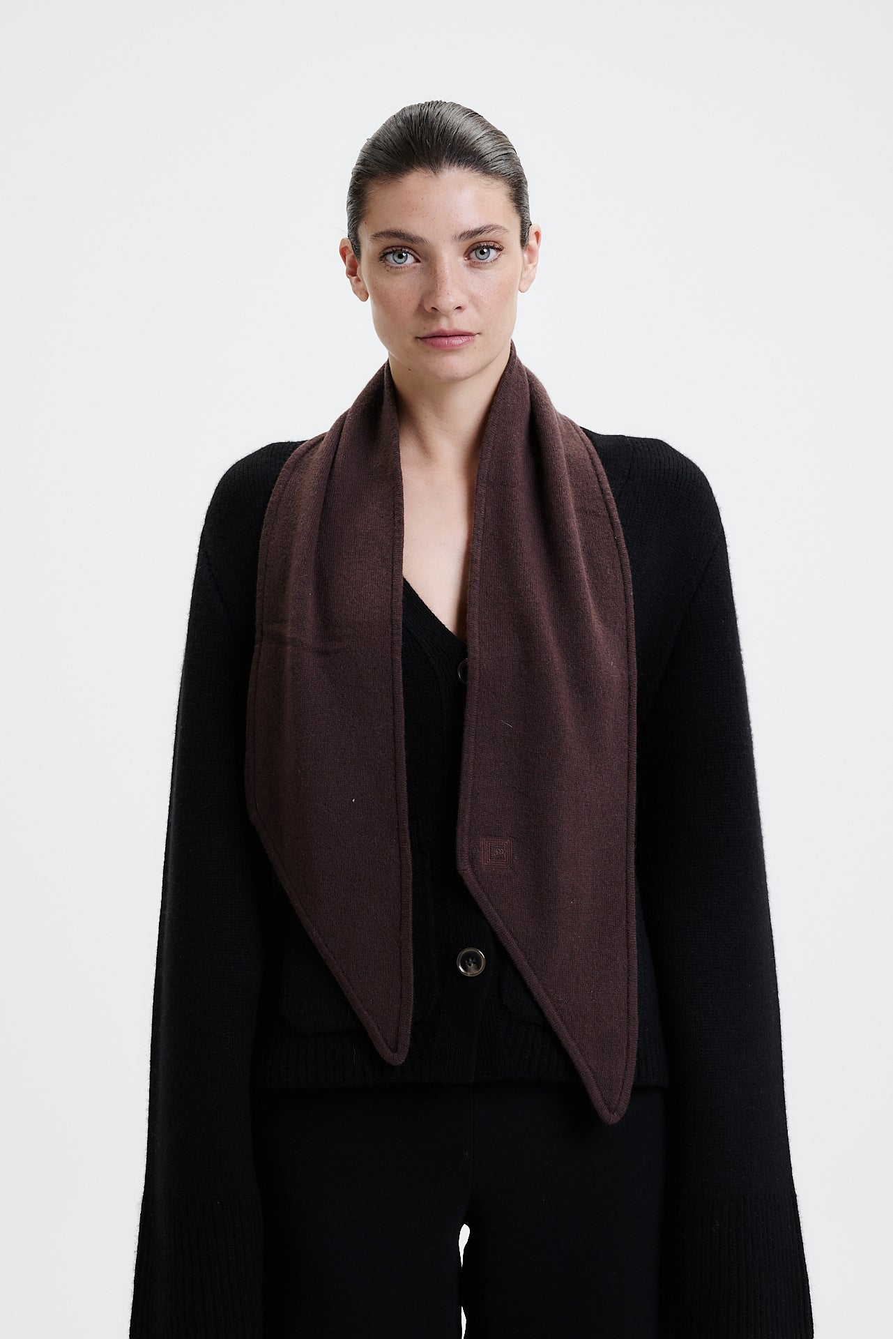 Kaschmir Bandeau Fine Knit Chocolate