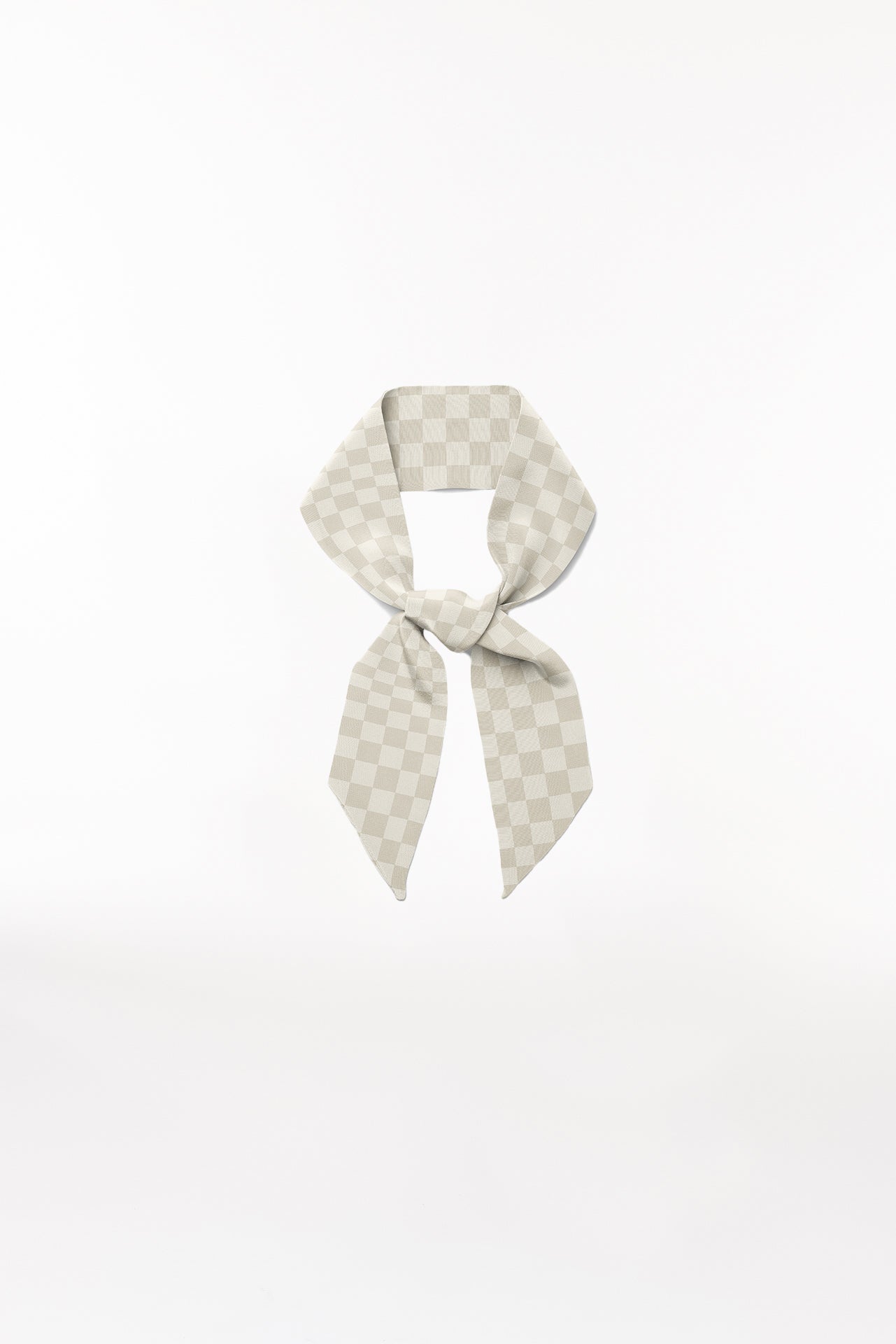 Seidenbandeau Illusion Off-White