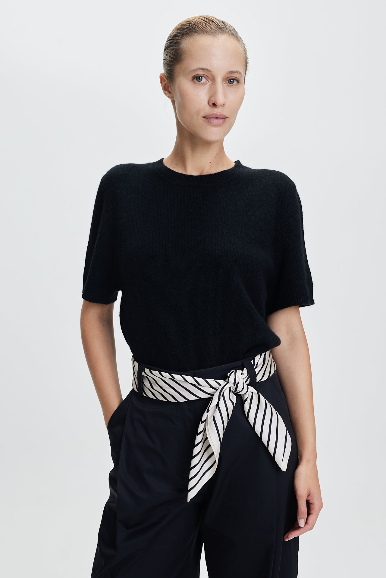 Silk Scarf Squares 90 Off-White