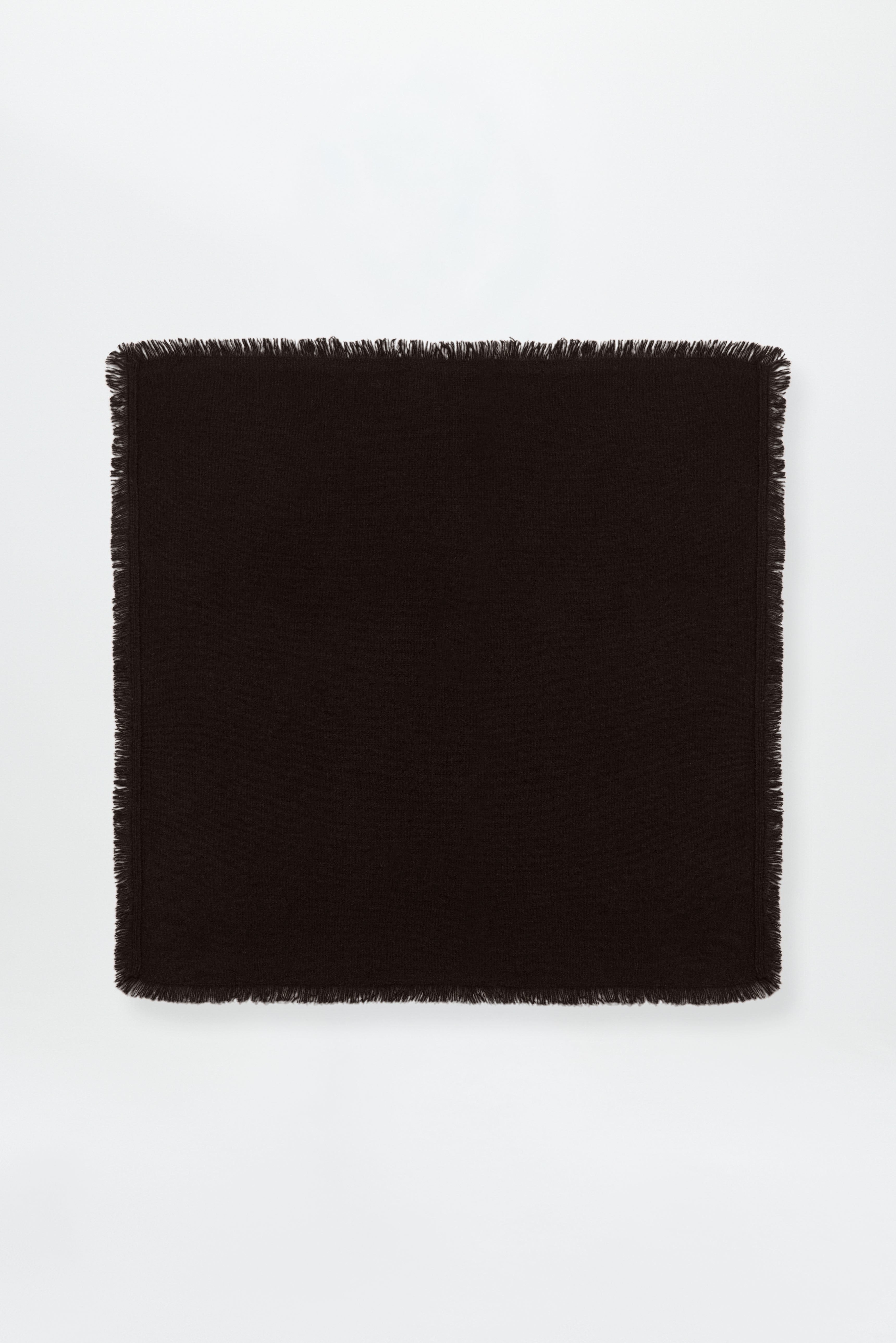 Cashmere Bandana Plain 50 Chocolate