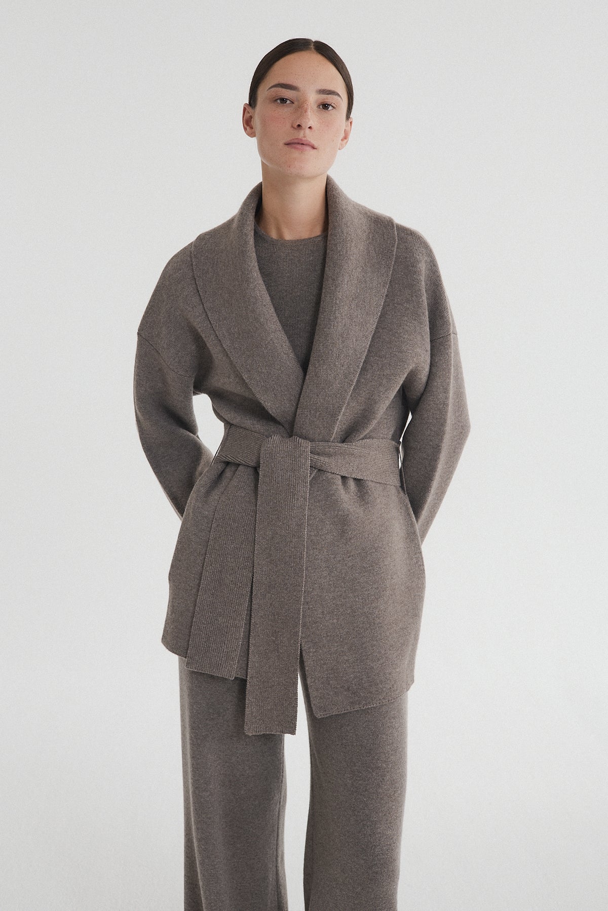 Zita Cardigan Dark Mocha