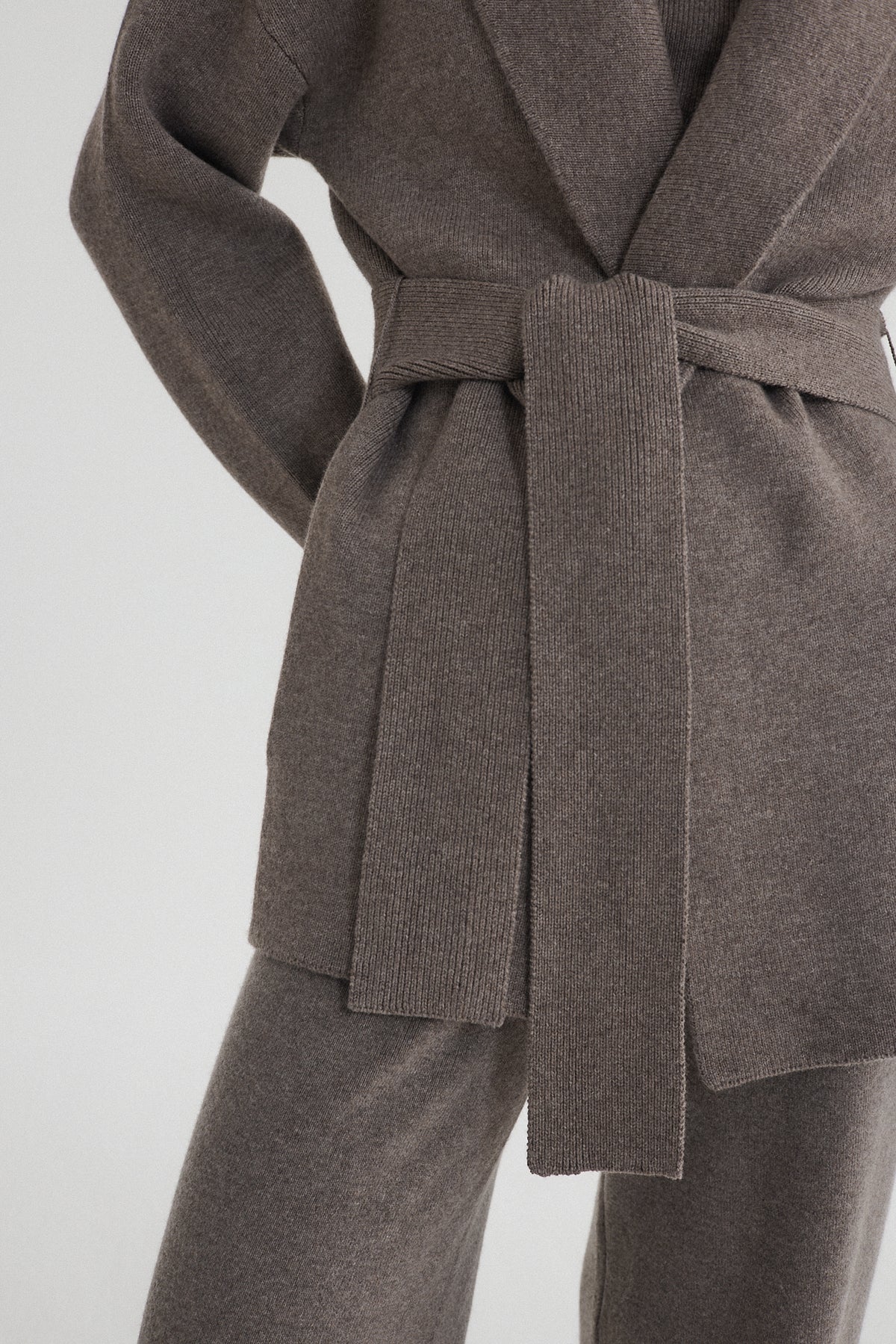 Zita Cardigan Dark Mocha